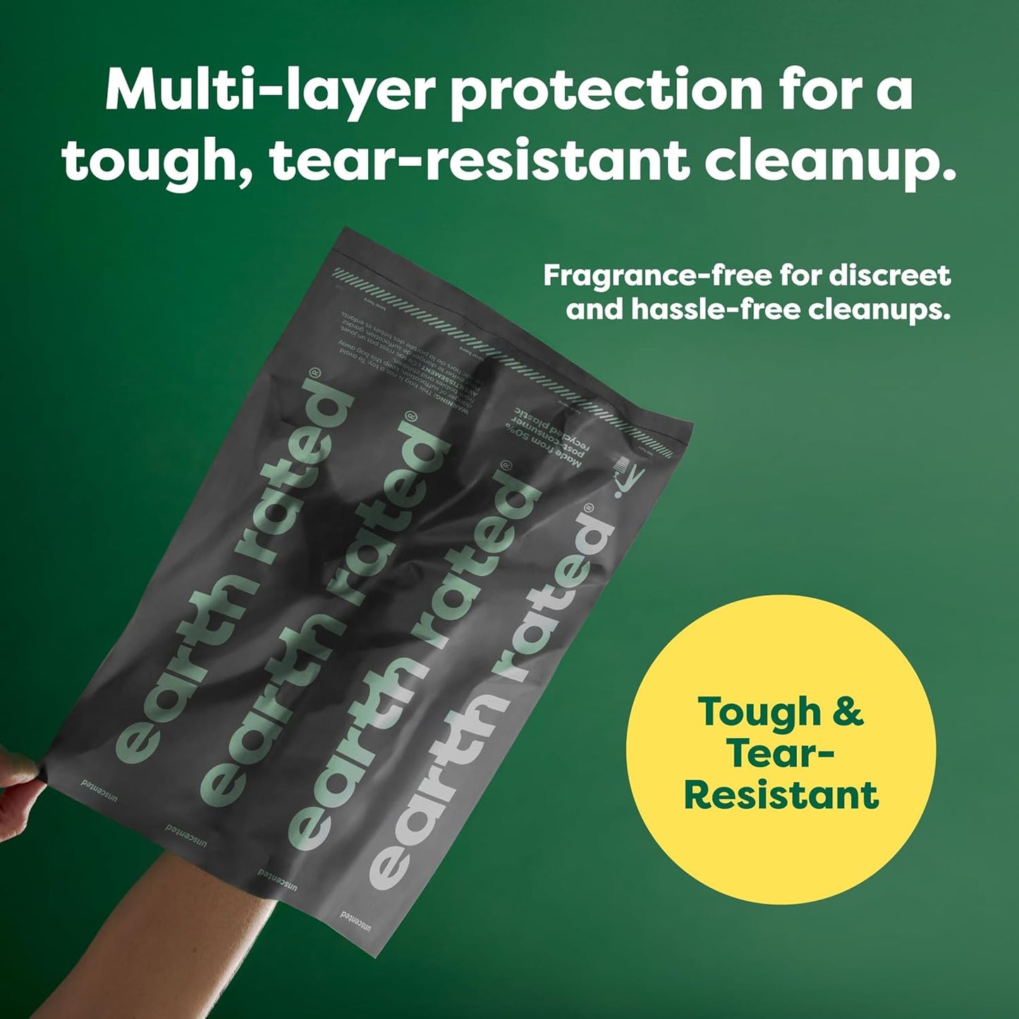 Odor-Blocking Poop Bags for Dogs with 3X Protect, Guaranteed to Block Smells & Leak-Proof Performance, Conceals Smell & Mess, Unscented, 108 Count
