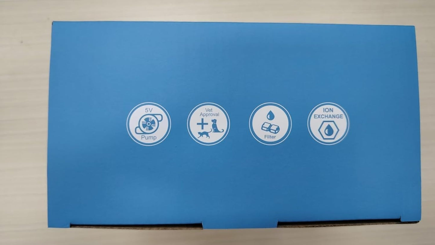 Cat Water Fountain Stainless Steel: Cat Fountain for Drinking - 88Oz/2.6L Pet Water Fountain for Cats Indoor - Quiet Cats Water Bowl Dispenser - Pets Feeding & Watering Supplies - for Small Animals