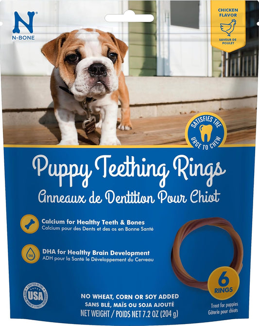 Puppy Teething Ring Chicken Flavor (1 Pack of 6 Rings) (113048)