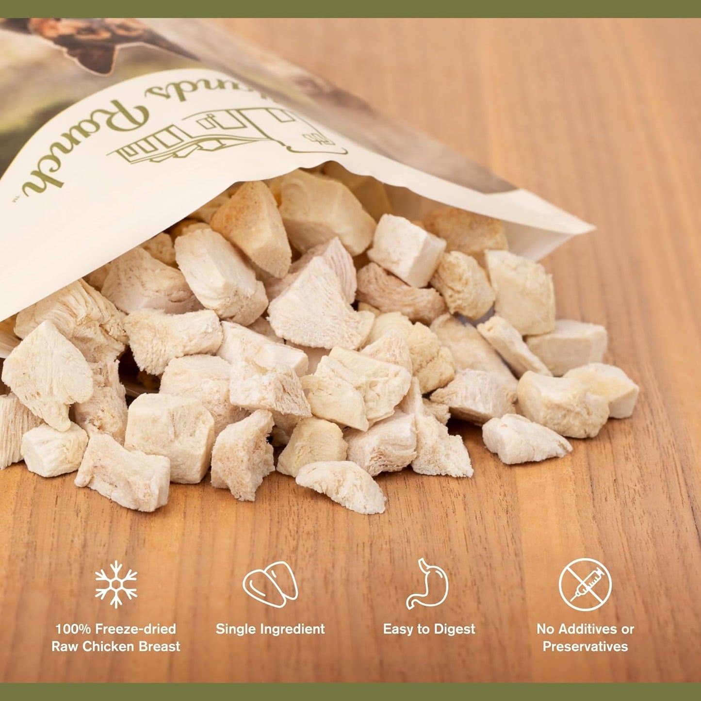 - Superfood Bite, Freeze-Dried Raw Dog Treats - Protein Rich, Train & Reward, Traceable Single Ingredient by Katherine Heigl (Chicken Breast)