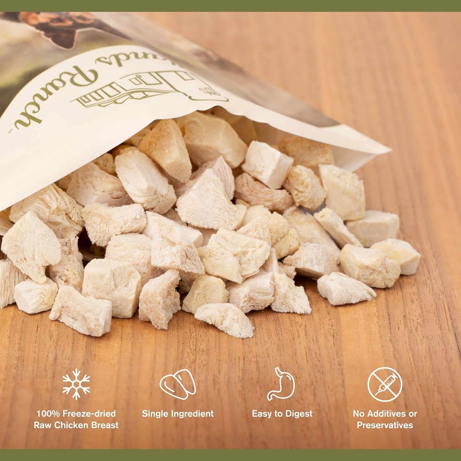- Superfood Bite, Freeze-Dried Raw Dog Treats - Protein Rich, Train & Reward, Traceable Single Ingredient by Katherine Heigl (Chicken Breast)