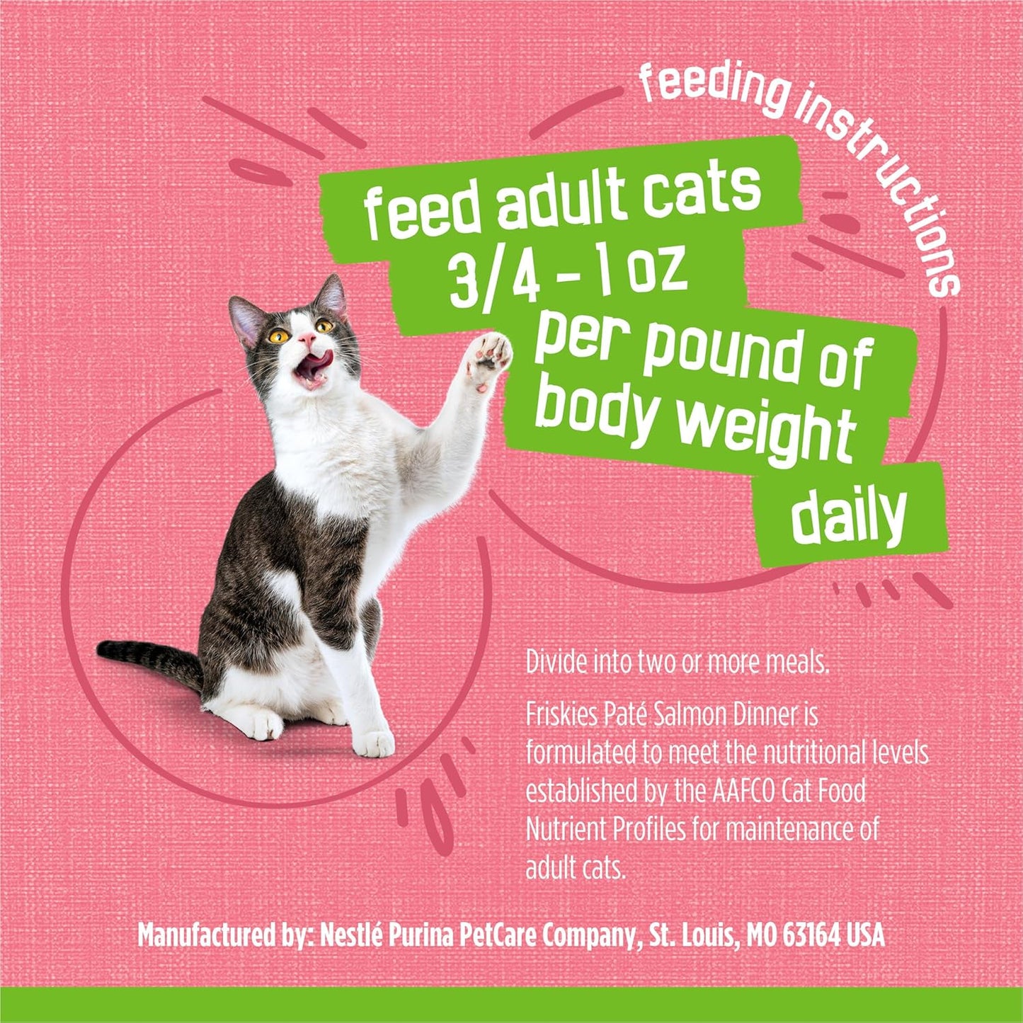 Purina  Wet Cat Food Pate, Pate Salmon Dinner - (Pack of 24) 5.5 Oz. Cans