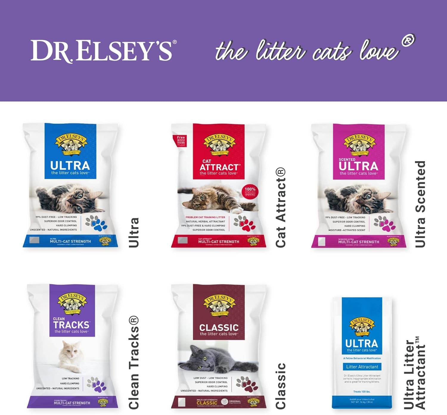 ® Clean Tracks Clumping Clay Cat Litter 40 Lb. Bag