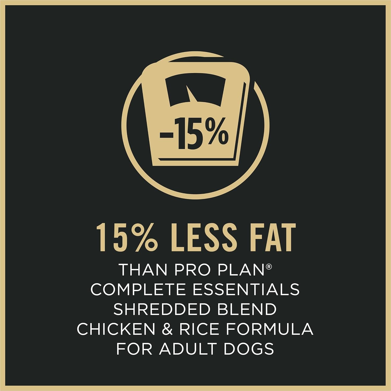 Weight Management Dog Food Dry, Shredded Blend Chicken and Rice Formula - 18 Lb. Bag