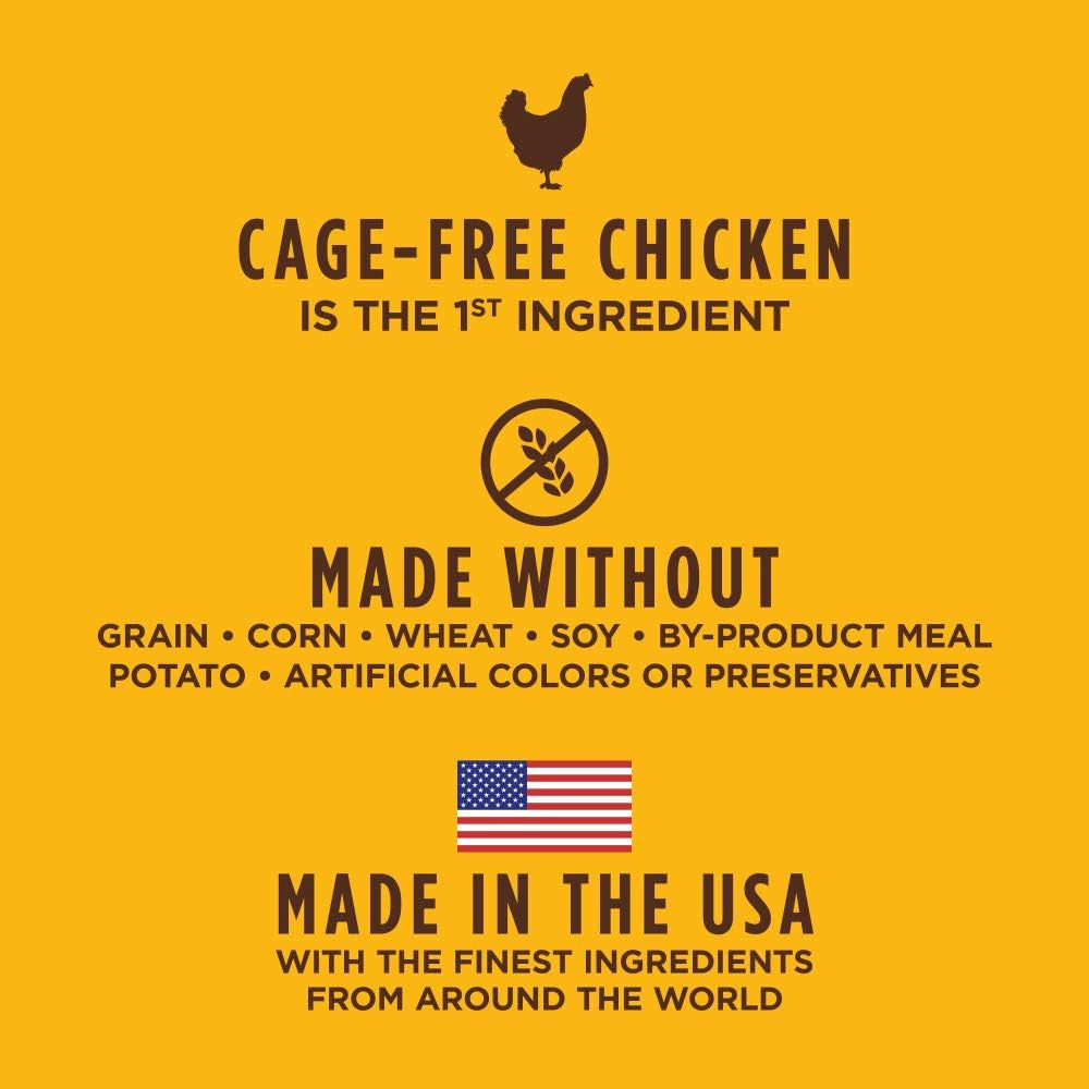 Original Dry Cat Food, Raw Coated Kibble, High Protein, Grain Free Recipe - Real Chicken, 5 Lb. Bag