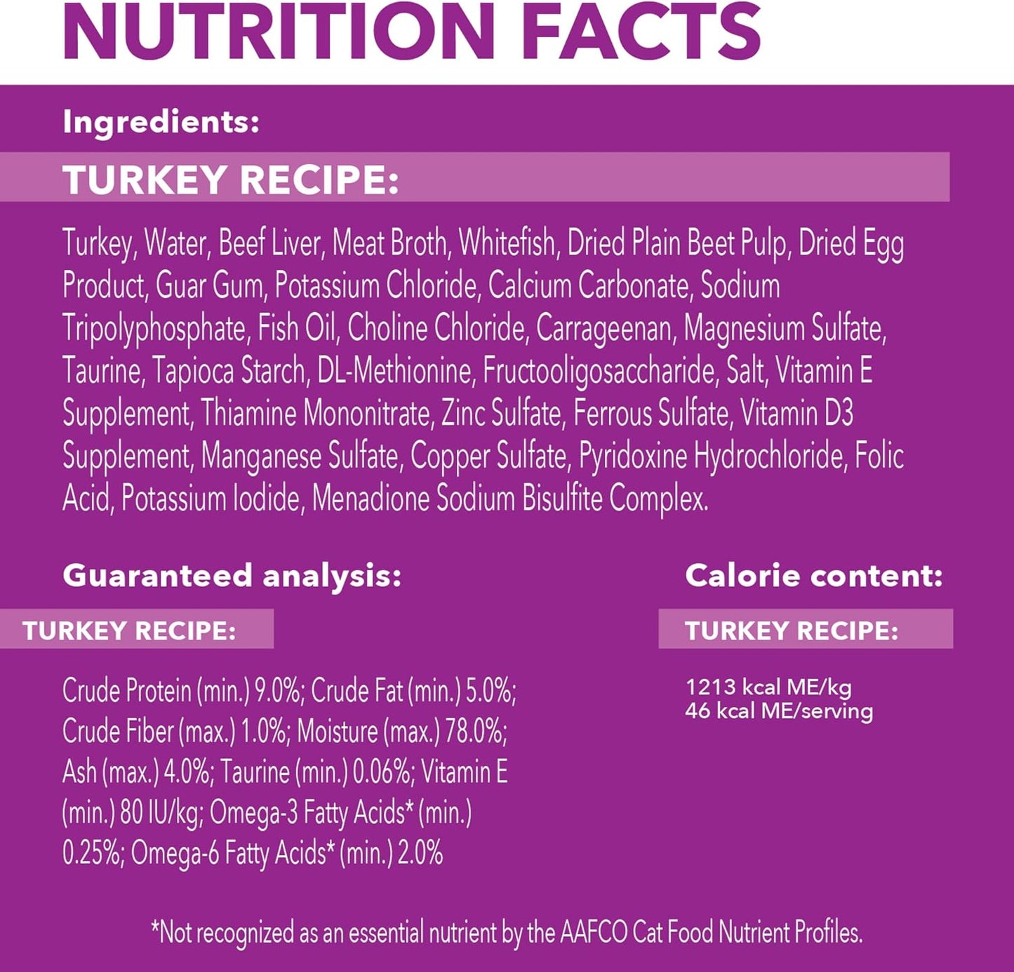 Perfect Portions Sensitive Digestion & Skin Adult Wet Cat Food Pate, Turkey Recipe, 2.6 Oz. Easy Peel Twin-Pack Trays (24 Count, 48 Servings)