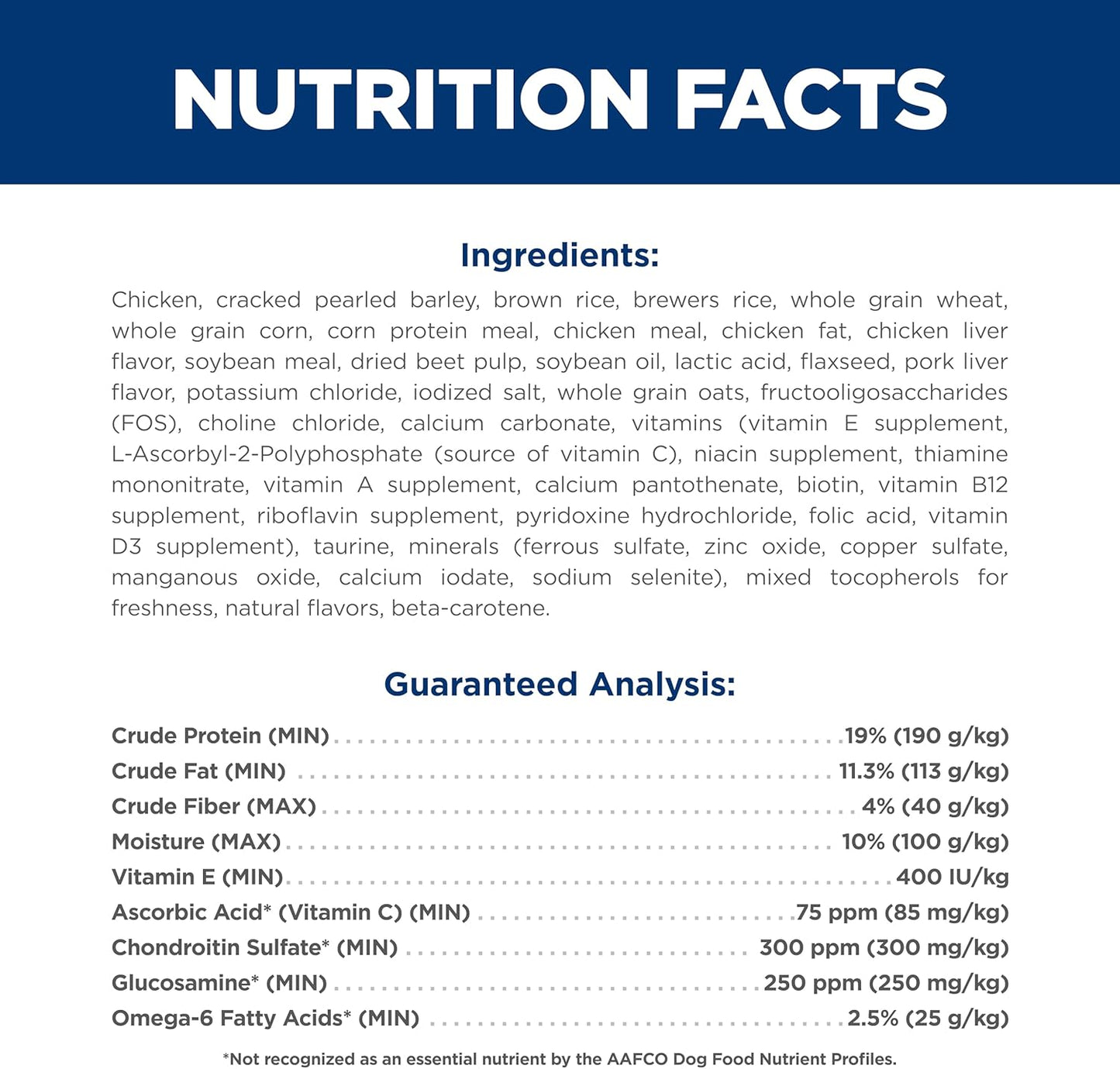 Large Breed, Adult 1-5, Large Breed Premium Nutrition, Dry Dog Food, Chicken & Barley, 35 Lb Bag