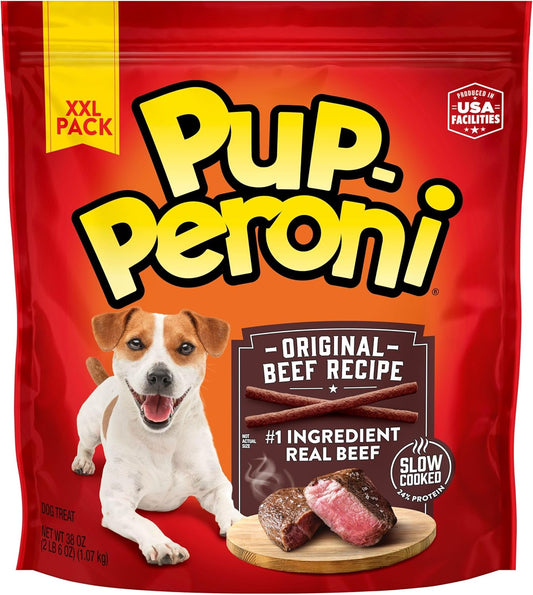 Dog Treats, Original Beef Flavor, 38 Ounce, Made with Real Beef