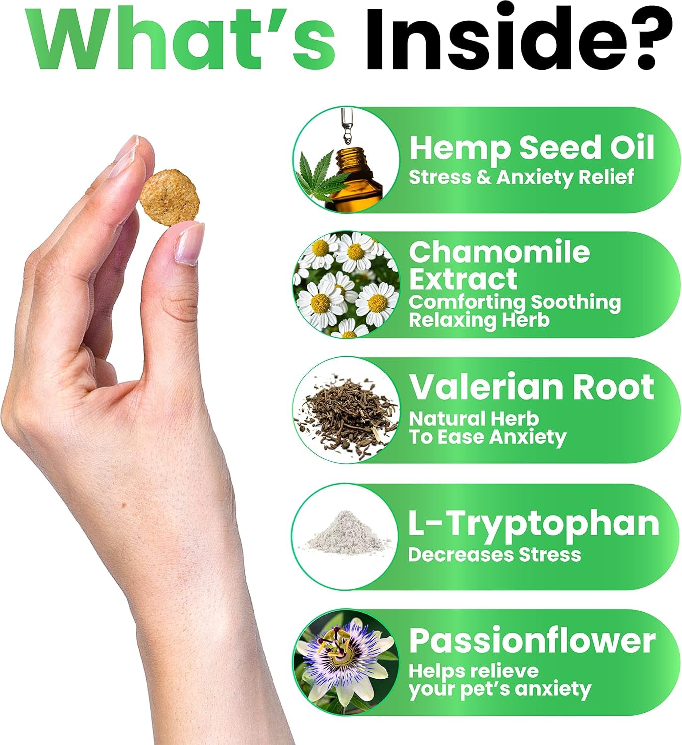 Hemp Calming Chews for Dogs - Dog Calming Chews - 170 Anxiety Relief Treats with Hemp Oil - Sleep Aid - Advanced Health Joint Support Supplement - Health & Wellness