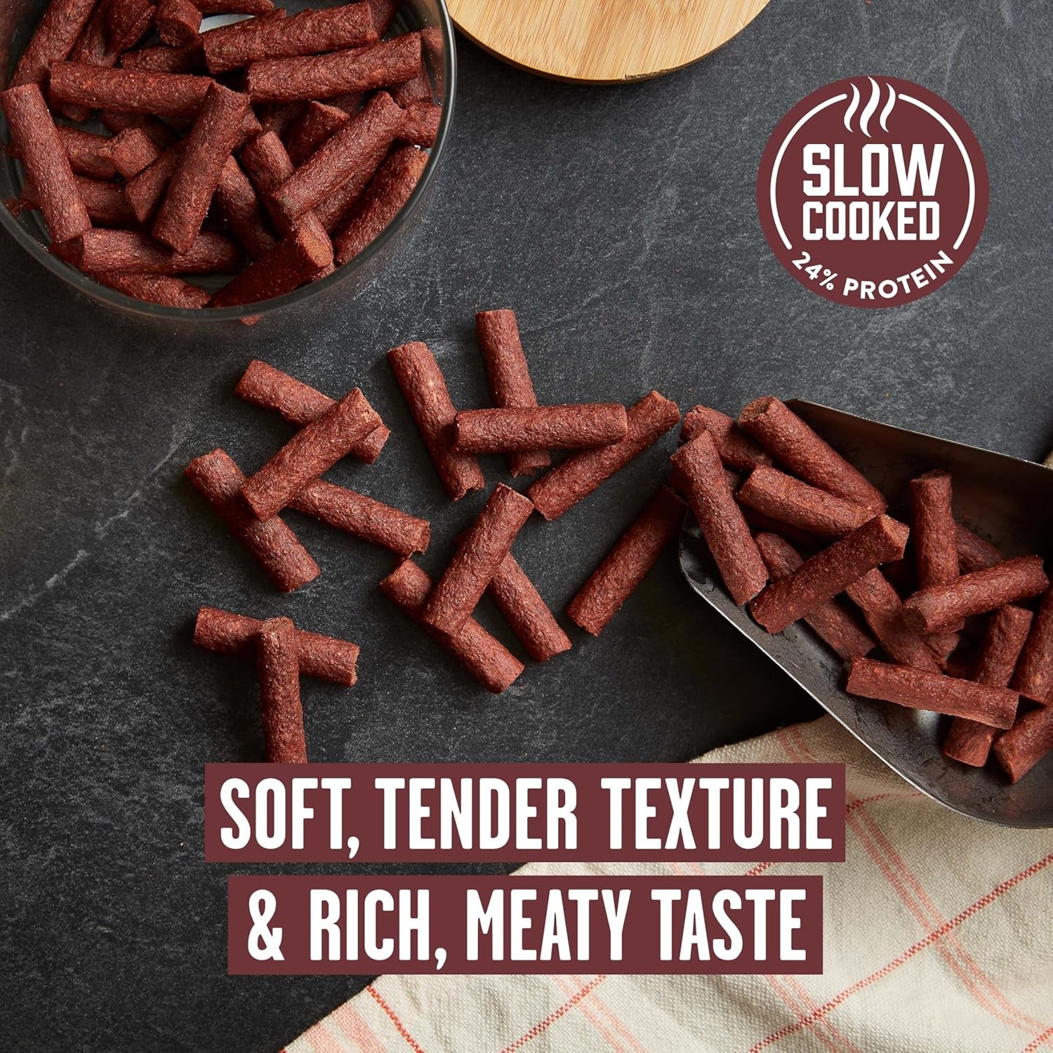 Mini Dog Treats, Original Beef Flavor, 22.5 Ounce, Made with Real Beef