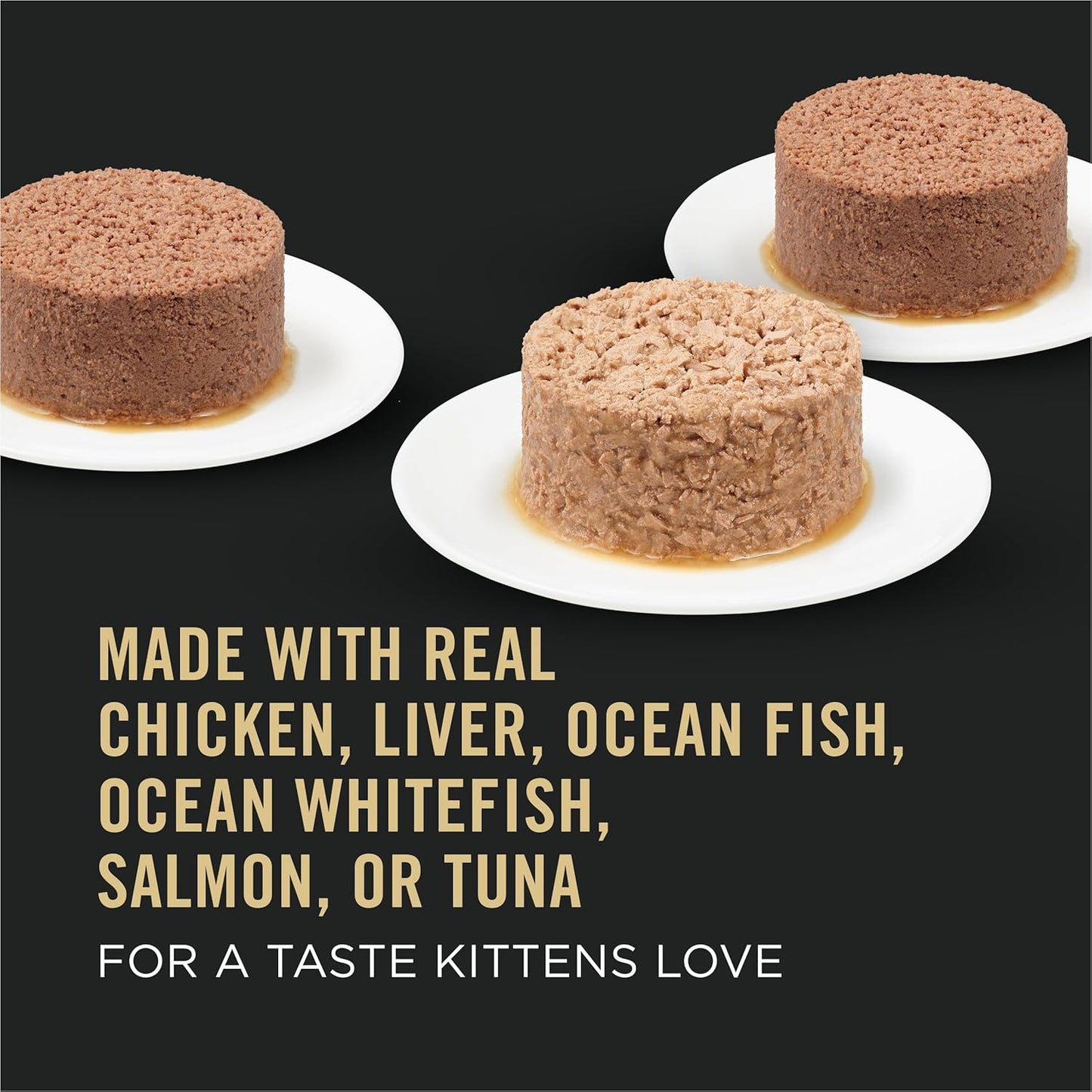 High Protein Wet Kitten Food Variety Pack, DEVELOPMENT Kitten Favorites - (Pack of 24) 3 Oz. Cans