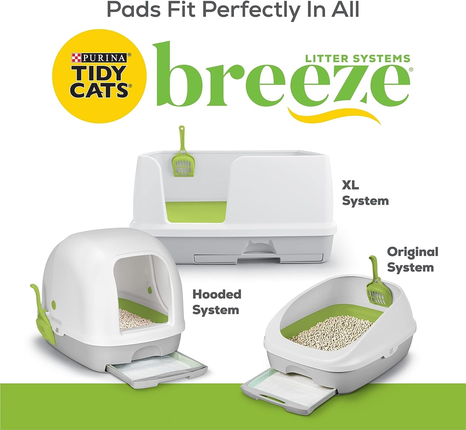 Purina  Cat Litter Breeze Pads Refill Pack Multi Cat Litter Pads - 8 Ct. Bag