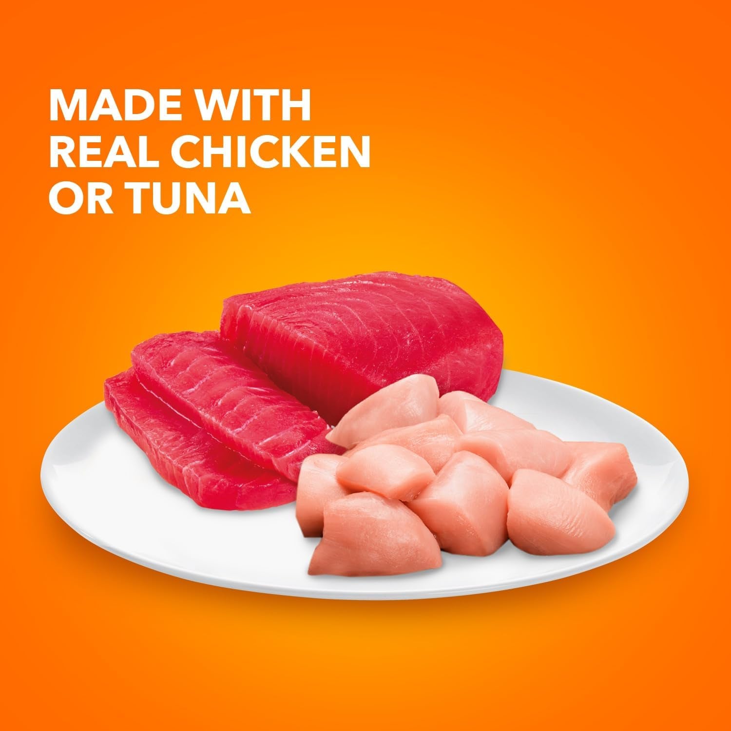 Perfect Portions Healthy Adult Wet Cat Food Pate, Chicken and Tuna Recipe Variety Pack, Easy Peel Twin-Pack Trays (12 Count, 24 Servings) (Pack of 2)