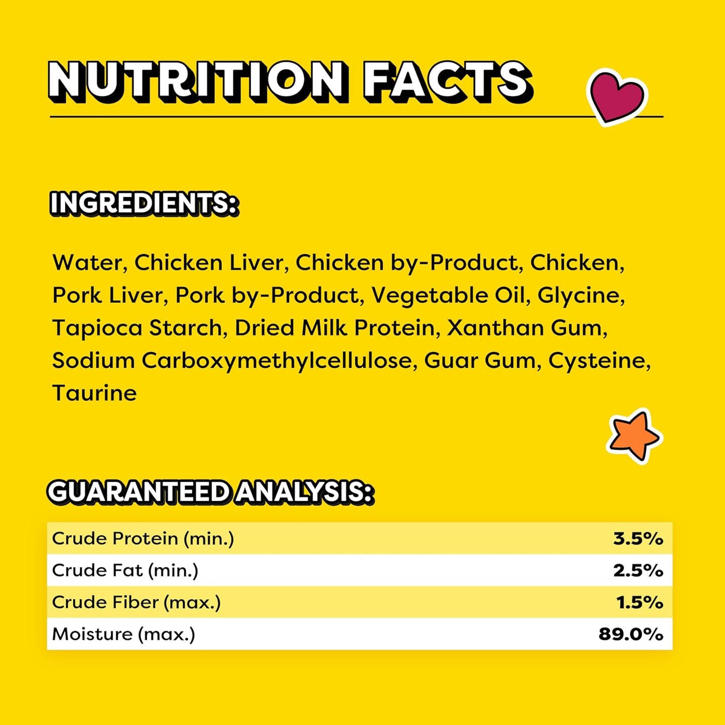 Creamy Puree Squeezable Lickable Wet Cat Treats with Chicken, 0.42 Oz. Tubes, 24 Count