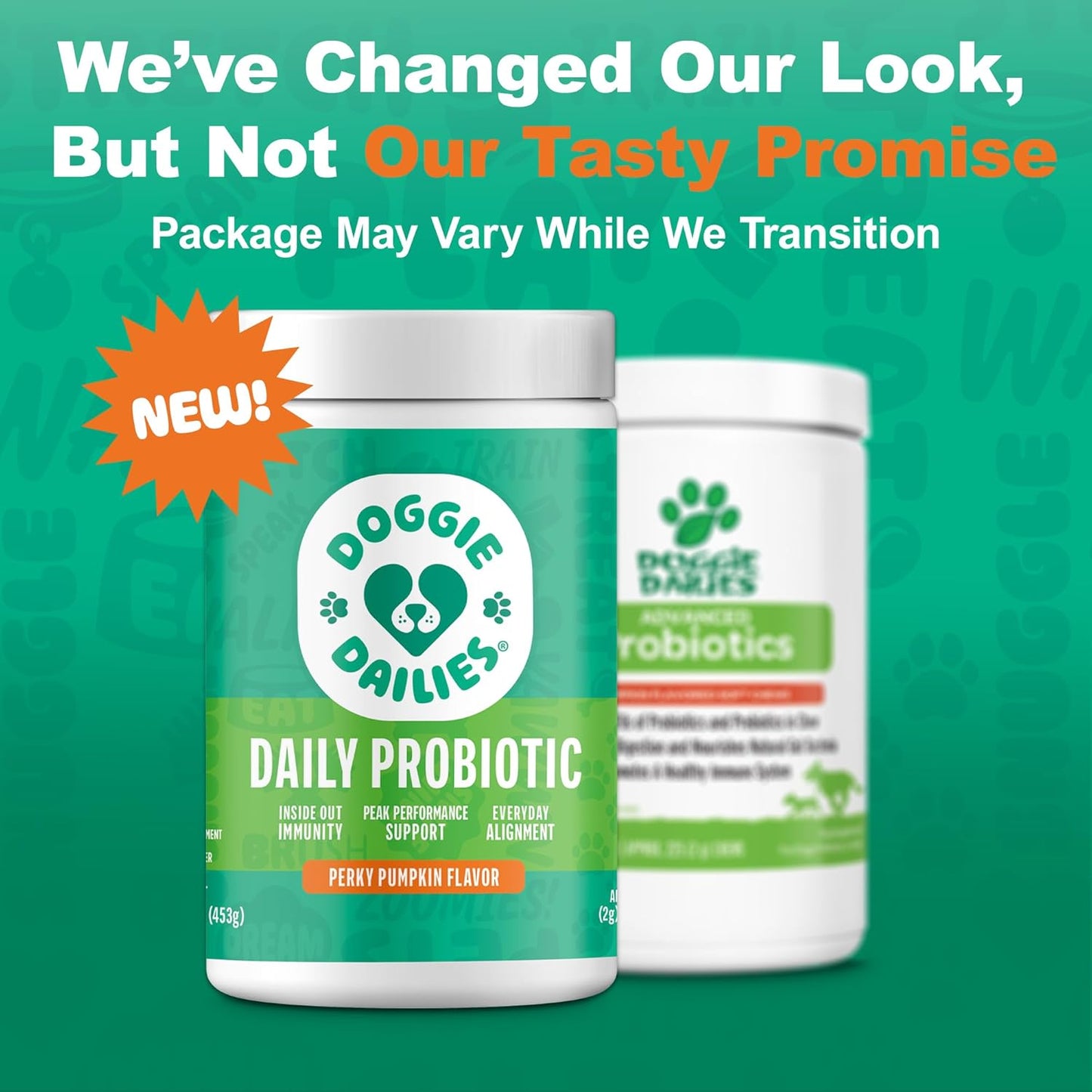 Probiotics for Dogs - Advanced Dog Probiotics with Prebiotics - Promotes Digestive Health - Supports Immune System and Overall Health (Pumpkin) 225 Soft Chews