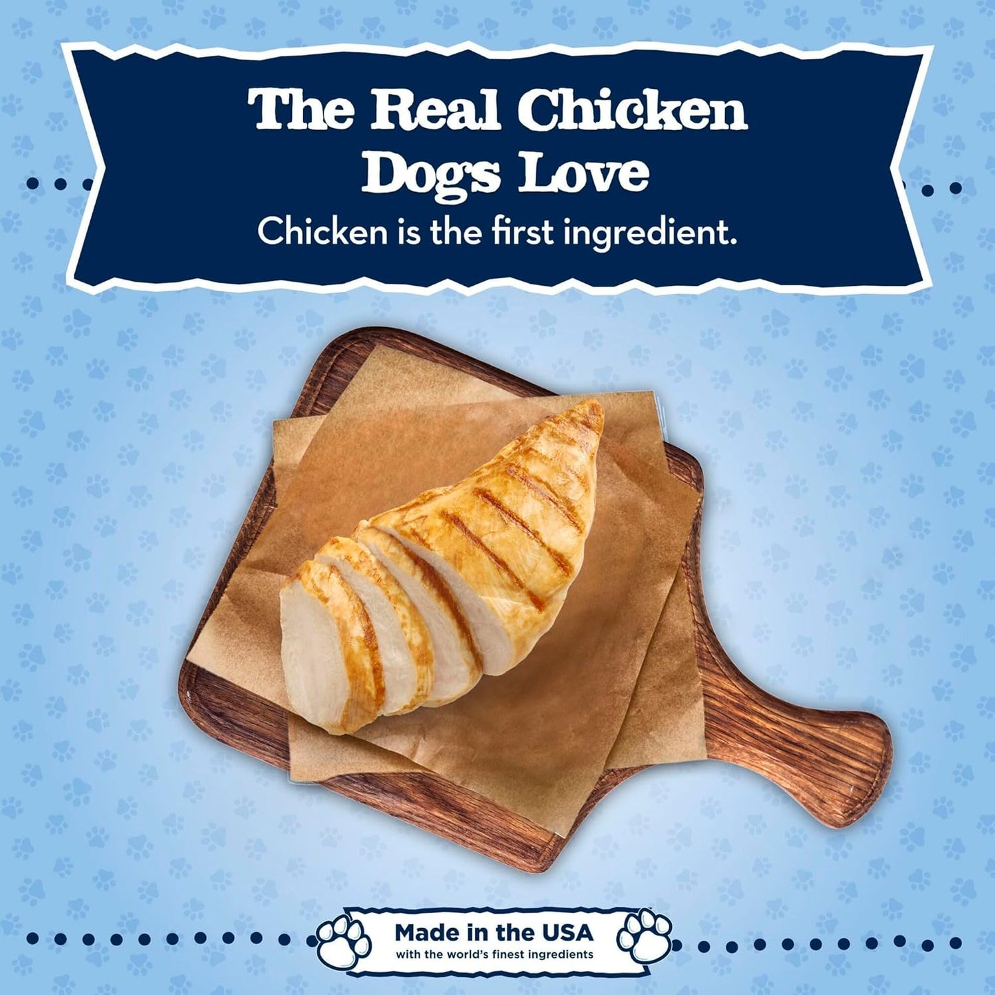 Baby Blue Natural Dry Food for Puppies, Healthy Growth Formula with DHA, Savory Chicken Recipe, 11-Lb Bag