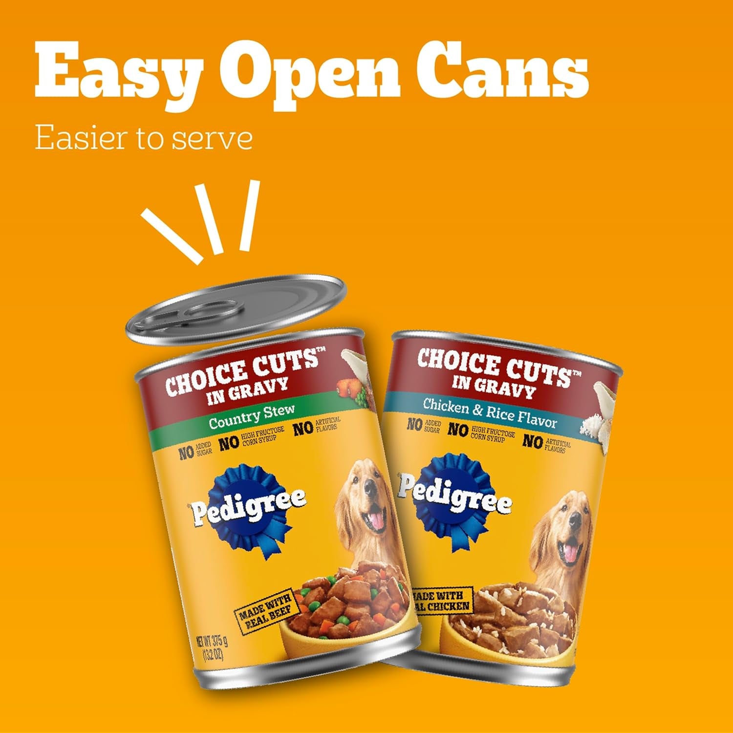 Choice Cuts in Gravy Adult Canned Soft Wet Dog Food, Chicken & Rice & Country Stew, 13.2 Oz. Cans (24 Count, Pack of 1)