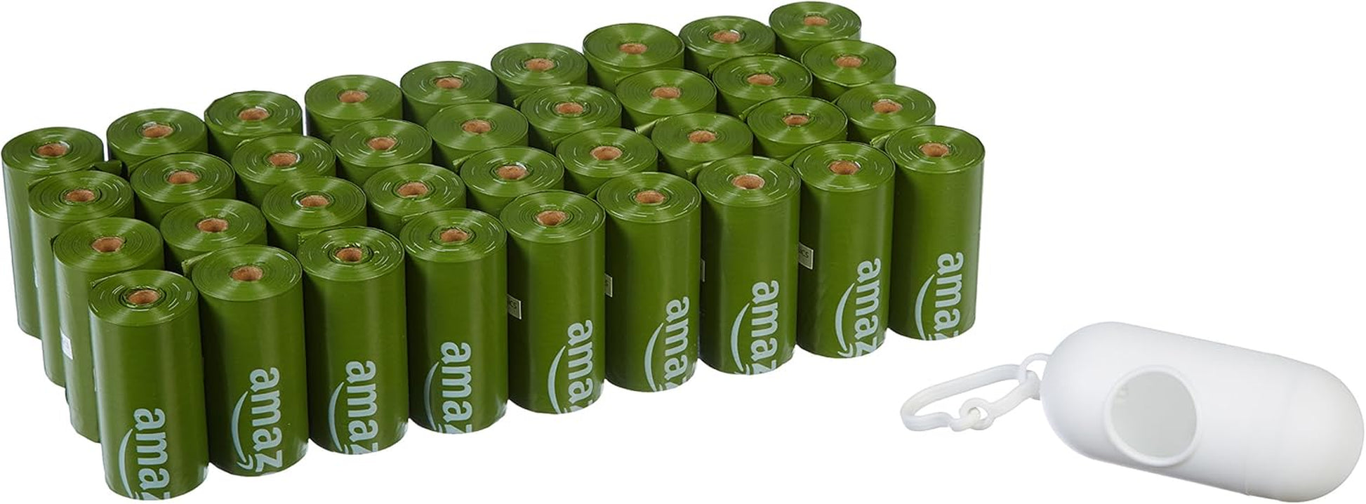 Dog Poop Bags with Dispenser, 540 Count, Enhanced for Guaranteed Leakproof, Unscented, Includes Leash Clip