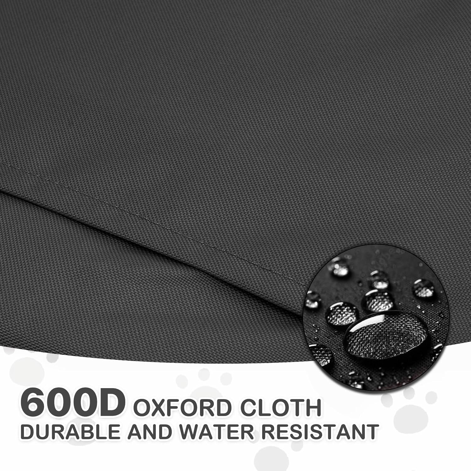 Foldable Pet Stroller with Weather Cover, 3 Wheels Pet Strolling Cart for Small/Medium Dogs and Cats with Storage Basket and Cup Holder, Breathable and Visible Mesh for All-Season, Black