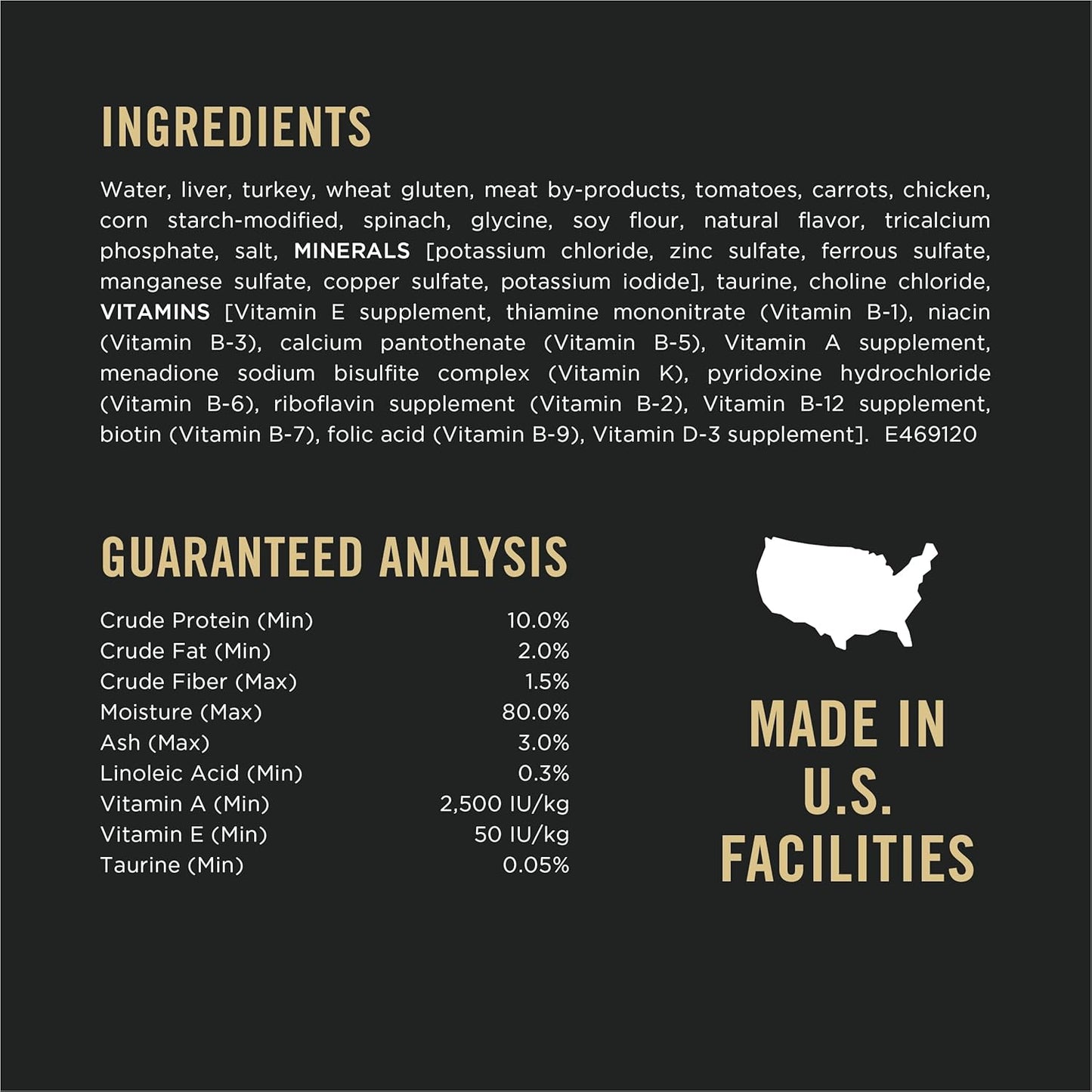 Gravy, High Protein Wet Cat Food, COMPLETE ESSENTIALS Turkey & Vegetable Entree - (Pack of 24) 3 Oz. Pull-Top Cans