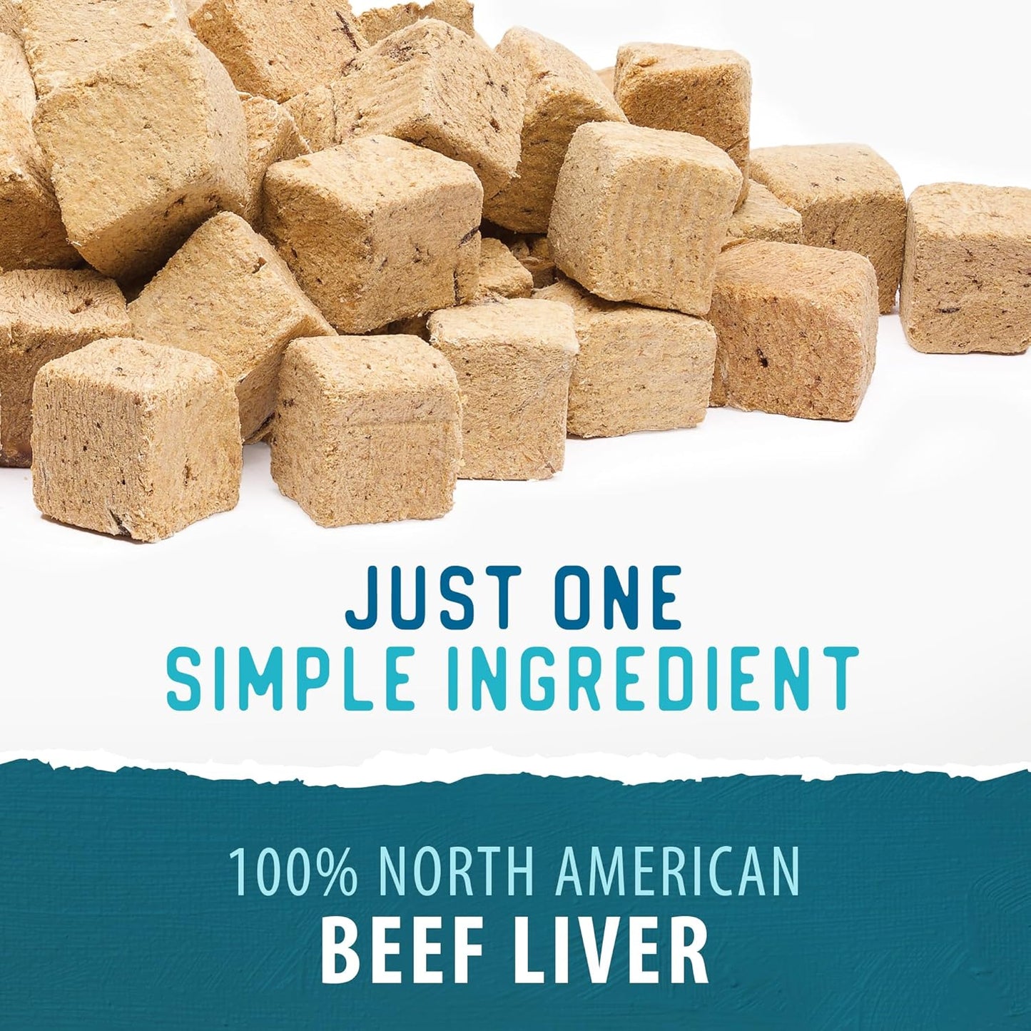 Freeze Dried Beef Liver Bites Dog Treats, 150 Grams/5.3Oz