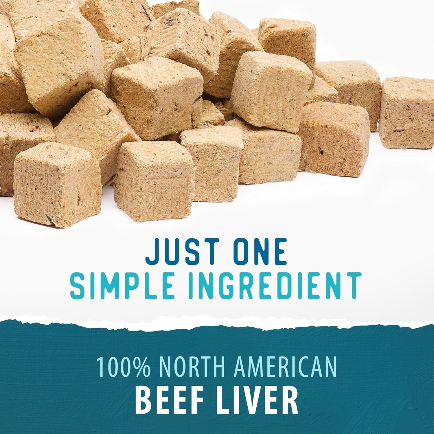 Freeze Dried Beef Liver Bites Dog Treats, 150 Grams/5.3Oz
