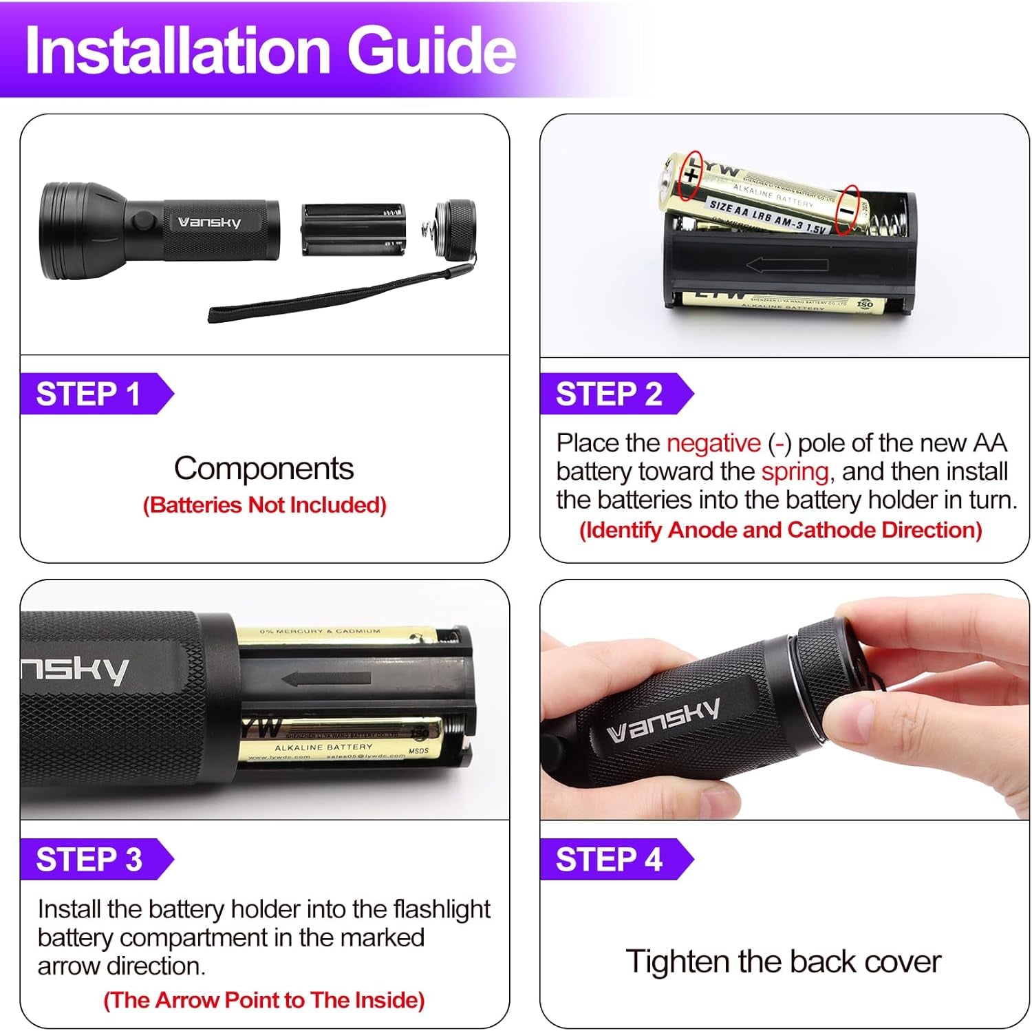 UV Flashlight Black Light, 51 LED Blacklight Pet Urine Detector for Dog/Cat Urine, Dry Stains, Bed Bug, Resin Curing, Scorpions Finder