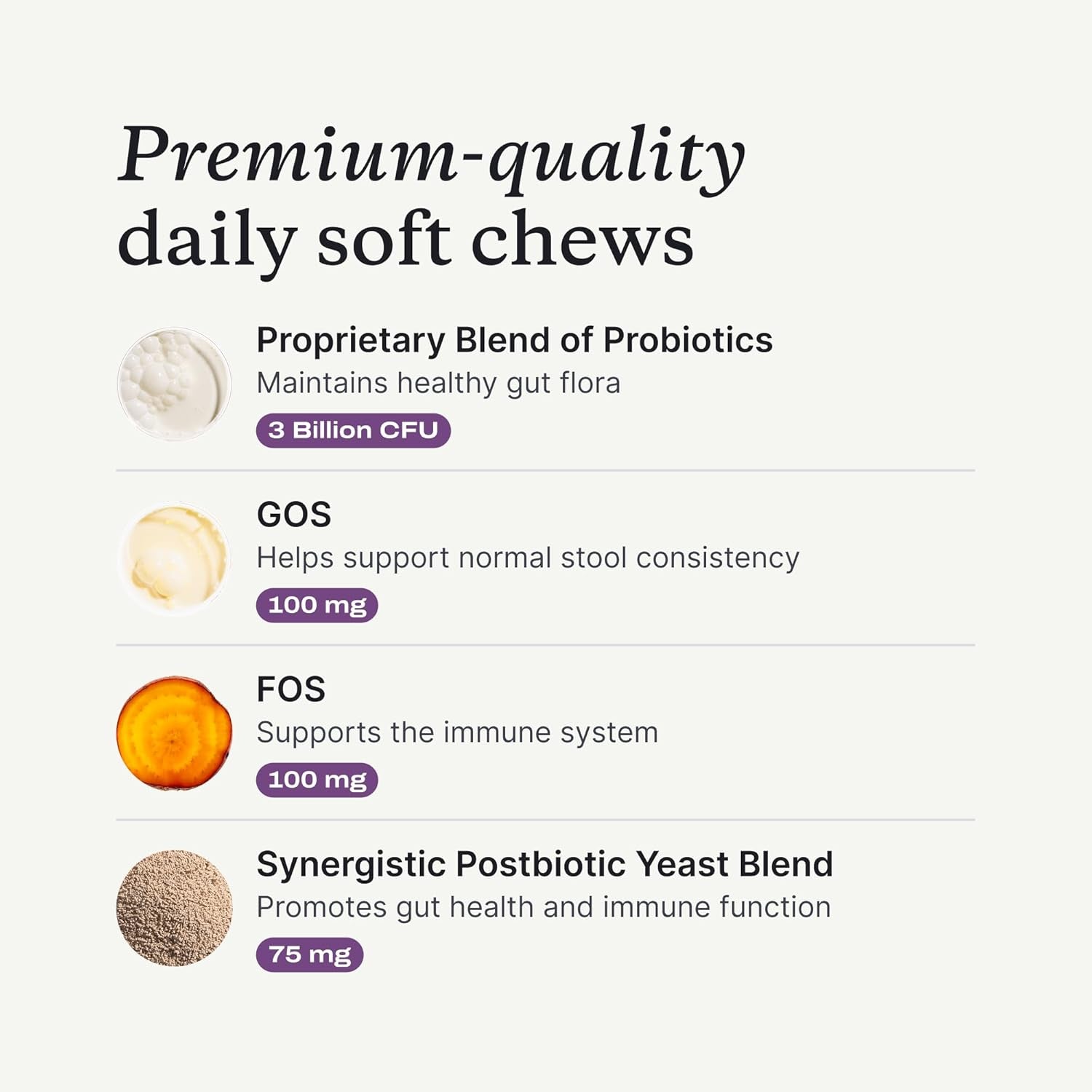 Probiotics for Dogs, Support Gut Health, Occasional Diarrhea, Digestive Health & Seasonal Allergies - Pork Flavor - 30 Soft Chews - Packaging May Vary (Value 2-Pack)