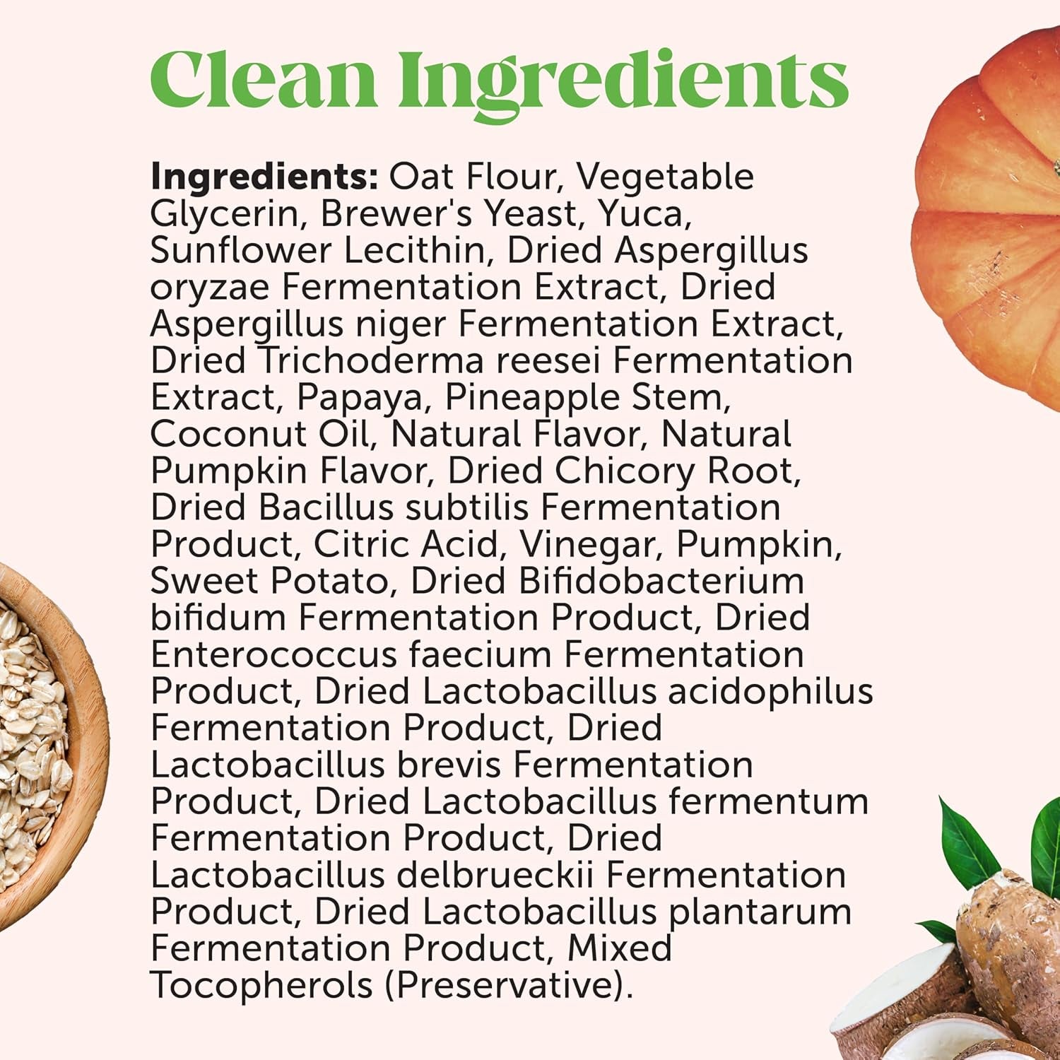 Probiotics for Dogs for Occasional Diarrhea & Bowel Support, Digestive Enzymes with Prebiotics for Gut Health for Dogs, Immunity Health & Itch Relief (Pumpkin 90 Ct)