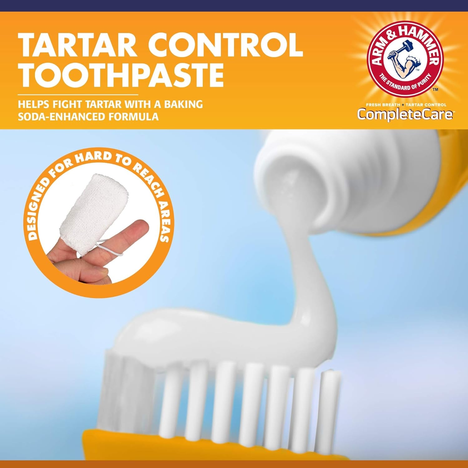 Complete Care Puppy Dental Kit - Includes Small Dog Toothbrush, Peanut Butter Flavor 2.5 Oz Toothpaste for Puppies, Microfiber Finger Brush, Ideal for Fresh Breath