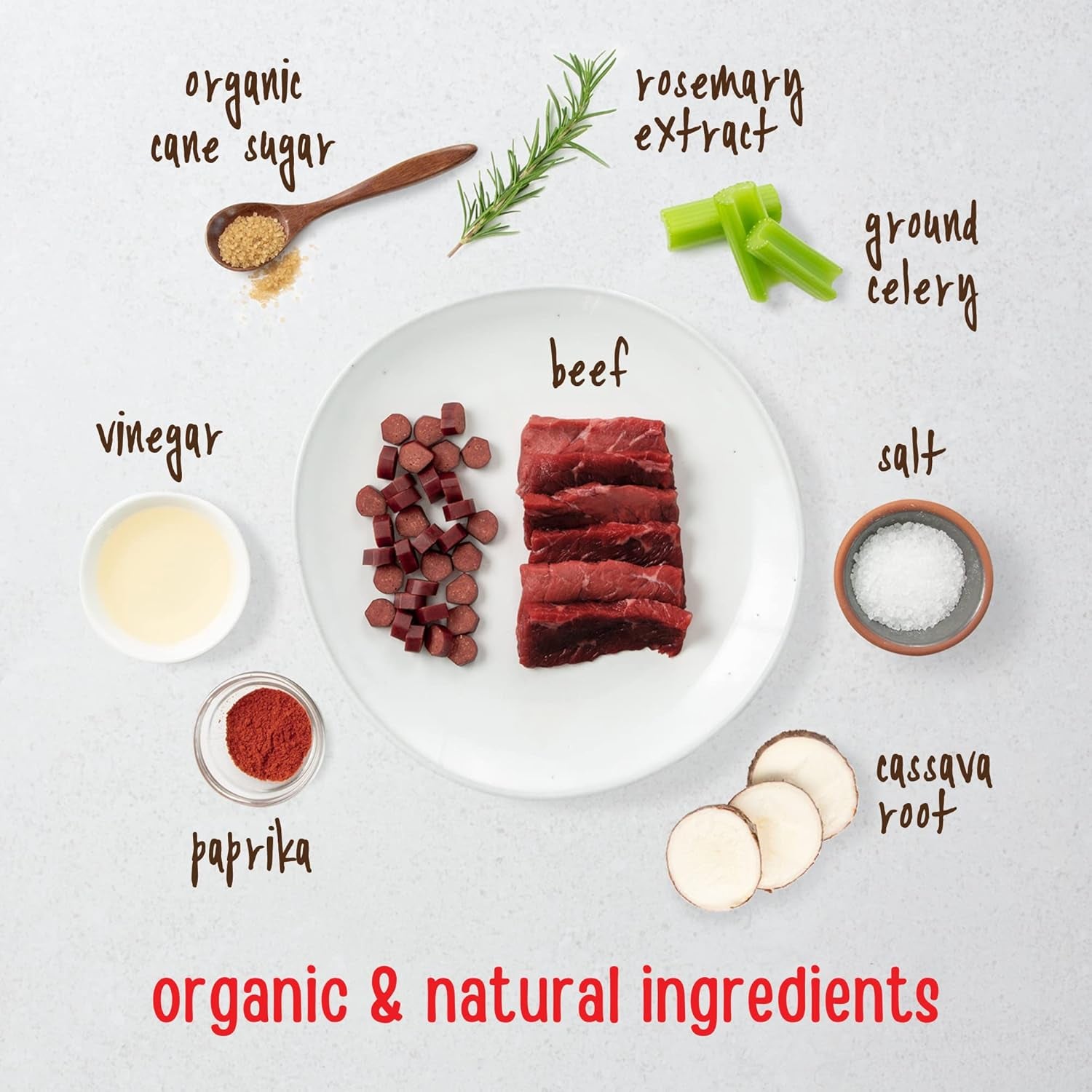 All Natural Human Grade Dog Treats, Essential Beef Savory Bites, 14 Ounce
