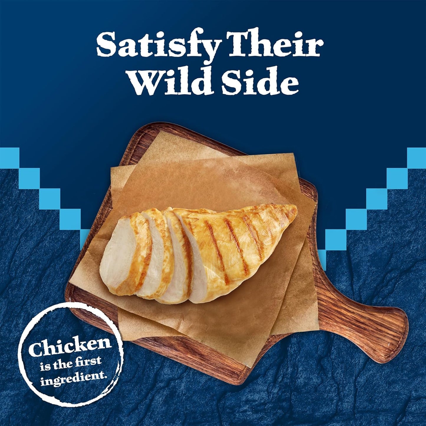 Wilderness Crunchy Cat Treats, Chicken 12-Oz Tub