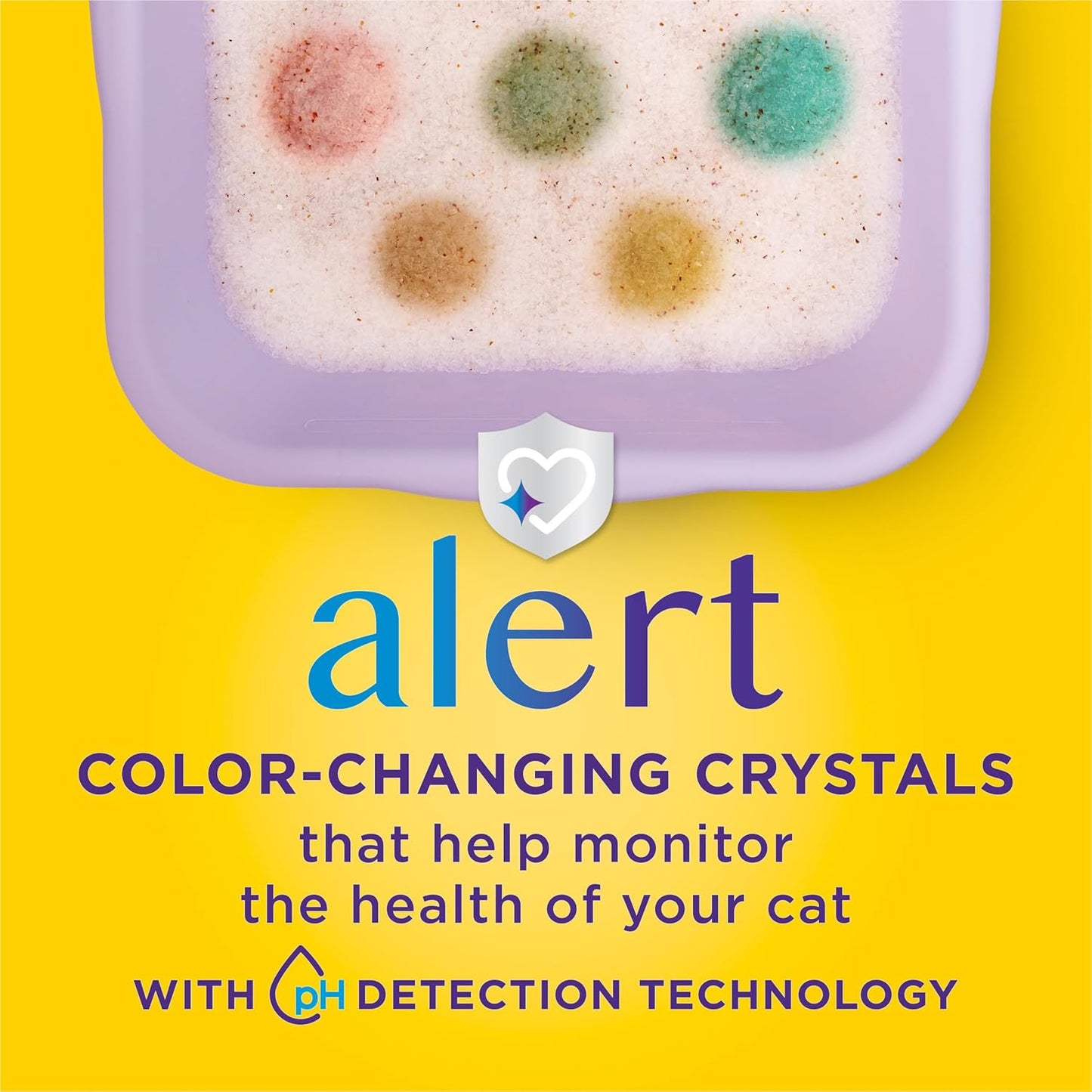 Purina  Tidy Care Alert Cat Health Monitoring Non Clumping Cat Litter with Silica Crystals - 8 Lb (Pack of 1)