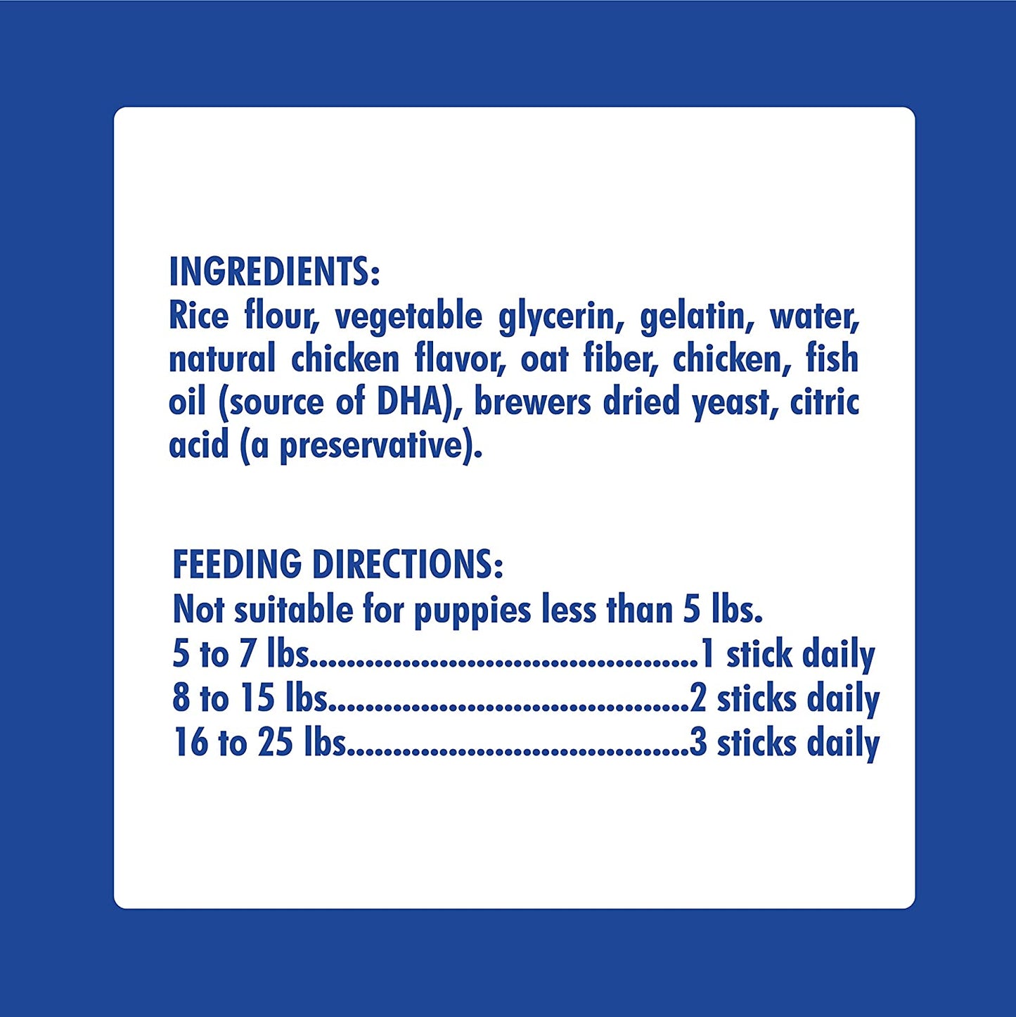 Puppy Teething Treats,Chicken, 3.74 Oz (111150)