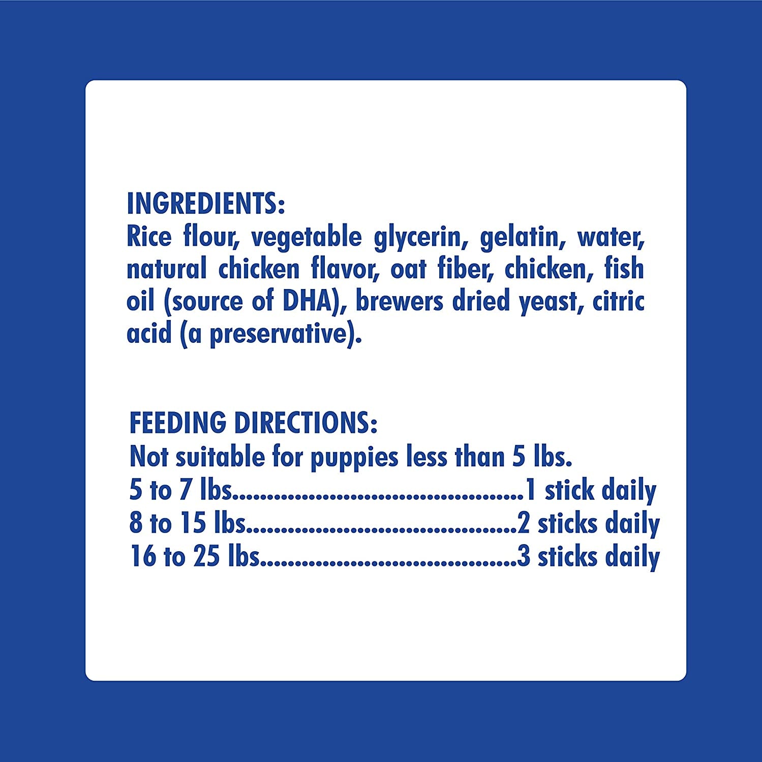 Puppy Teething Treats,Chicken, 3.74 Oz (111150)