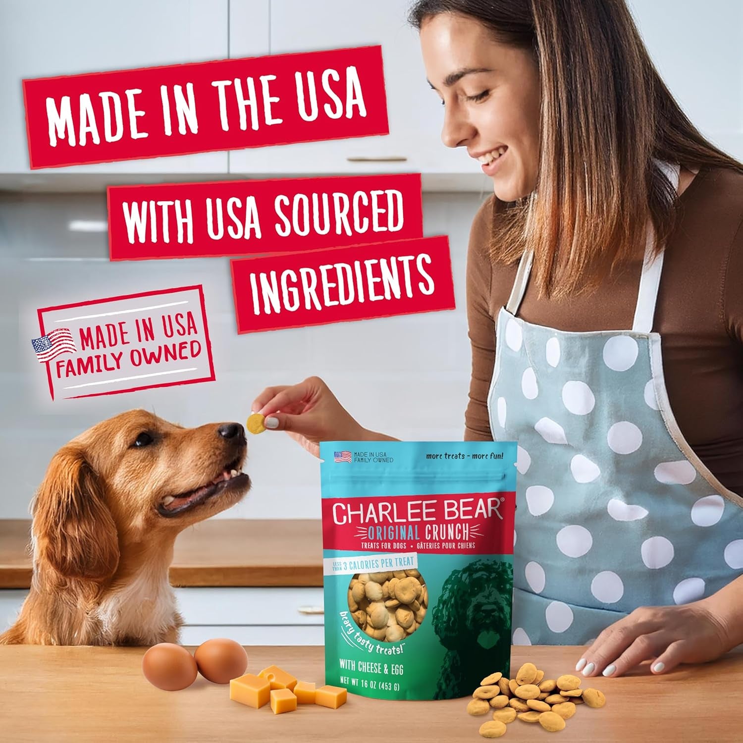 Dog Treat, 16-Ounce, Cheese/Egg