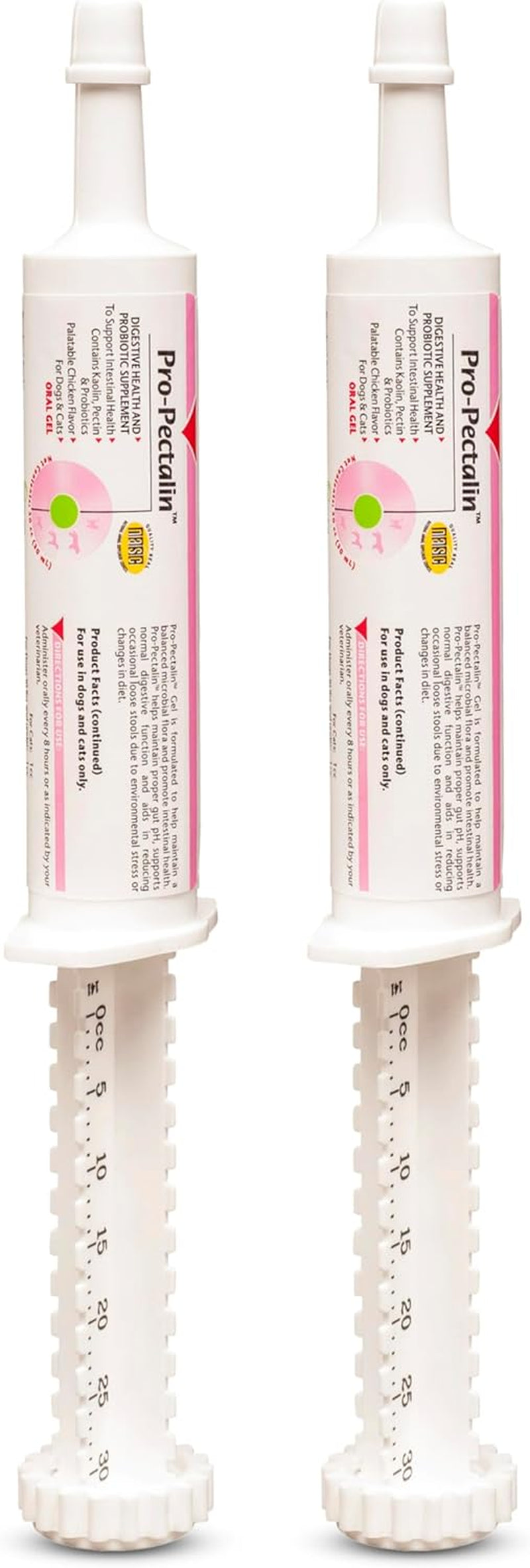 Pro-Pectalin Oral Paste for Dogs & Cats, Helps Relieve Occasional Diarrhea, Situational Diarrhea Relief with Kaolin and Pectin, Contains Beneficial Probiotic Bacteria, 30Cc - Pack of 2