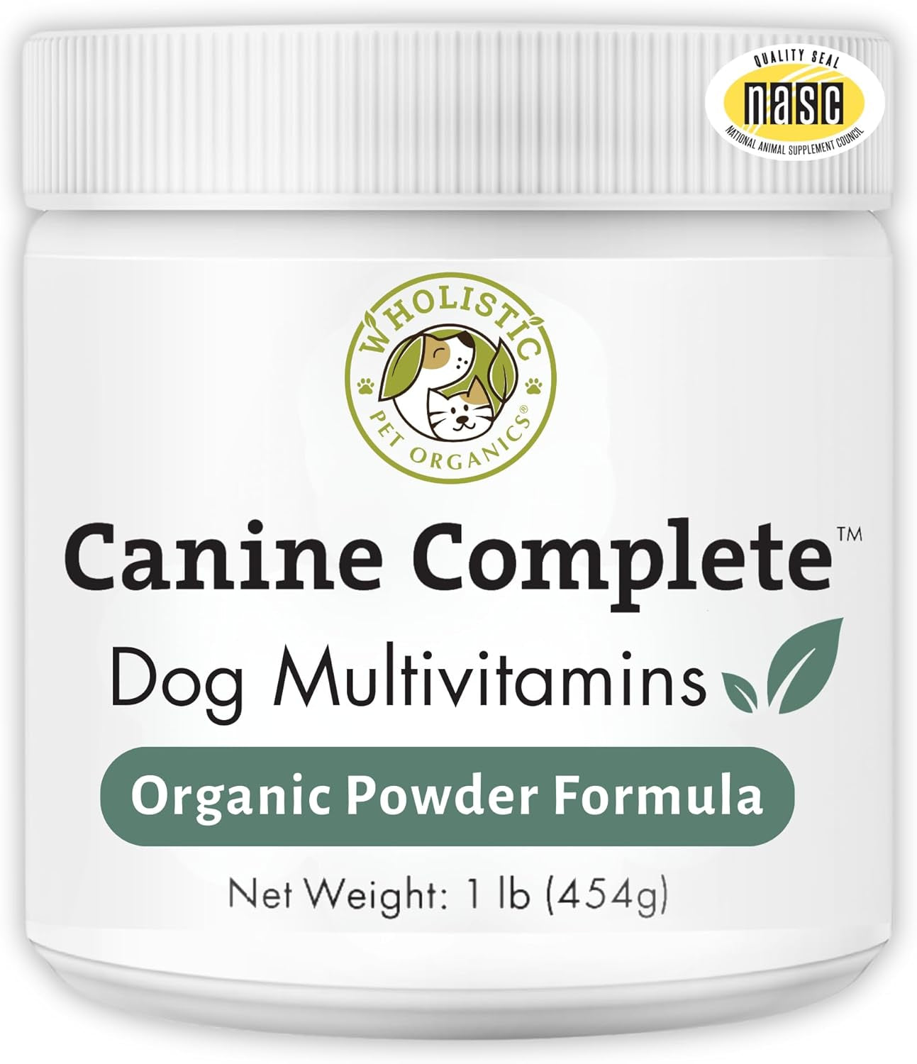 Canine Complete - Dog Multivitamin Powder - 1 Lb - Daily Dog Vitamins and Supplements for Homemade Food - Immune System, Skin, Coat & Overall Health - Small and Large Breed