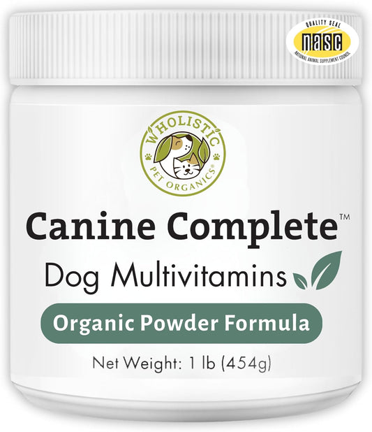 Canine Complete - Dog Multivitamin Powder - 1 Lb - Daily Dog Vitamins and Supplements for Homemade Food - Immune System, Skin, Coat & Overall Health - Small and Large Breed