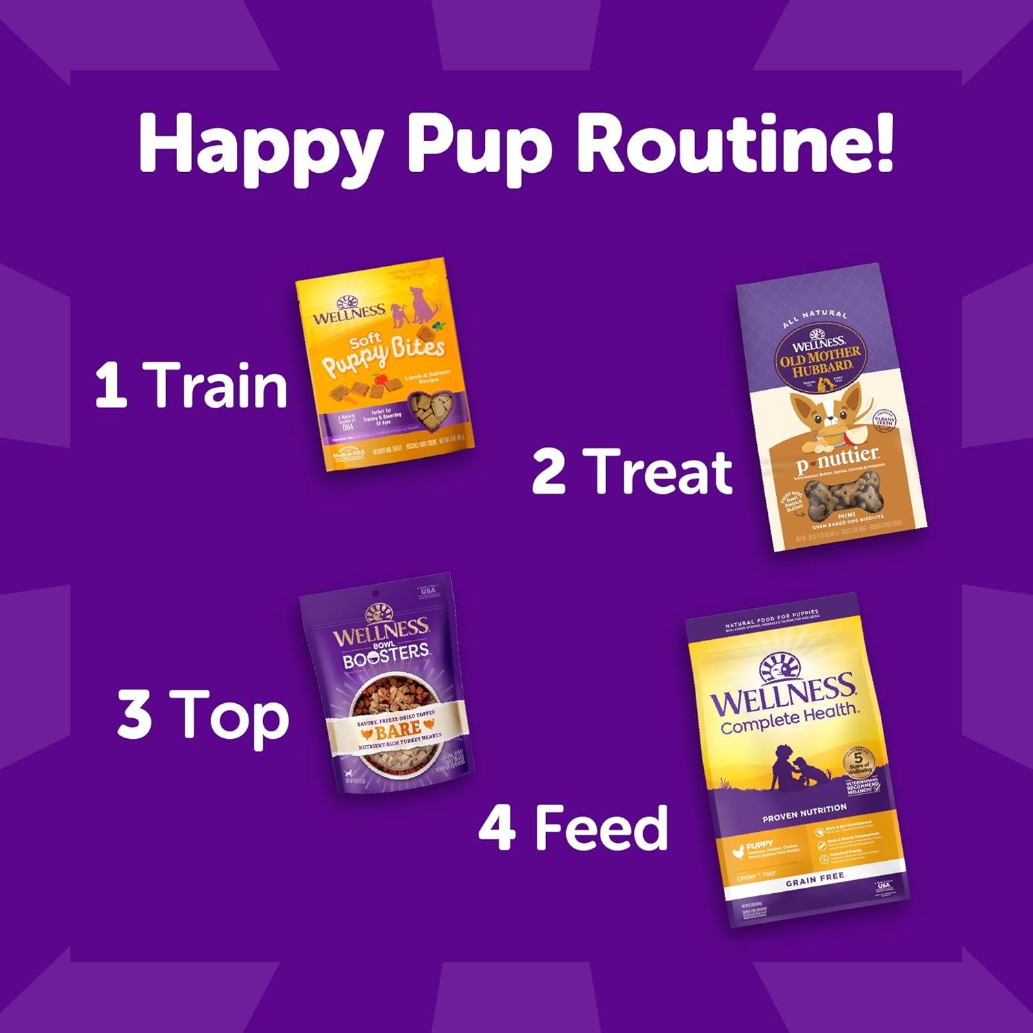 Puppy Treats, Natural, Training Treat, Grain Free, Soft Lamb & Salmon (3 Ounce Bag)
