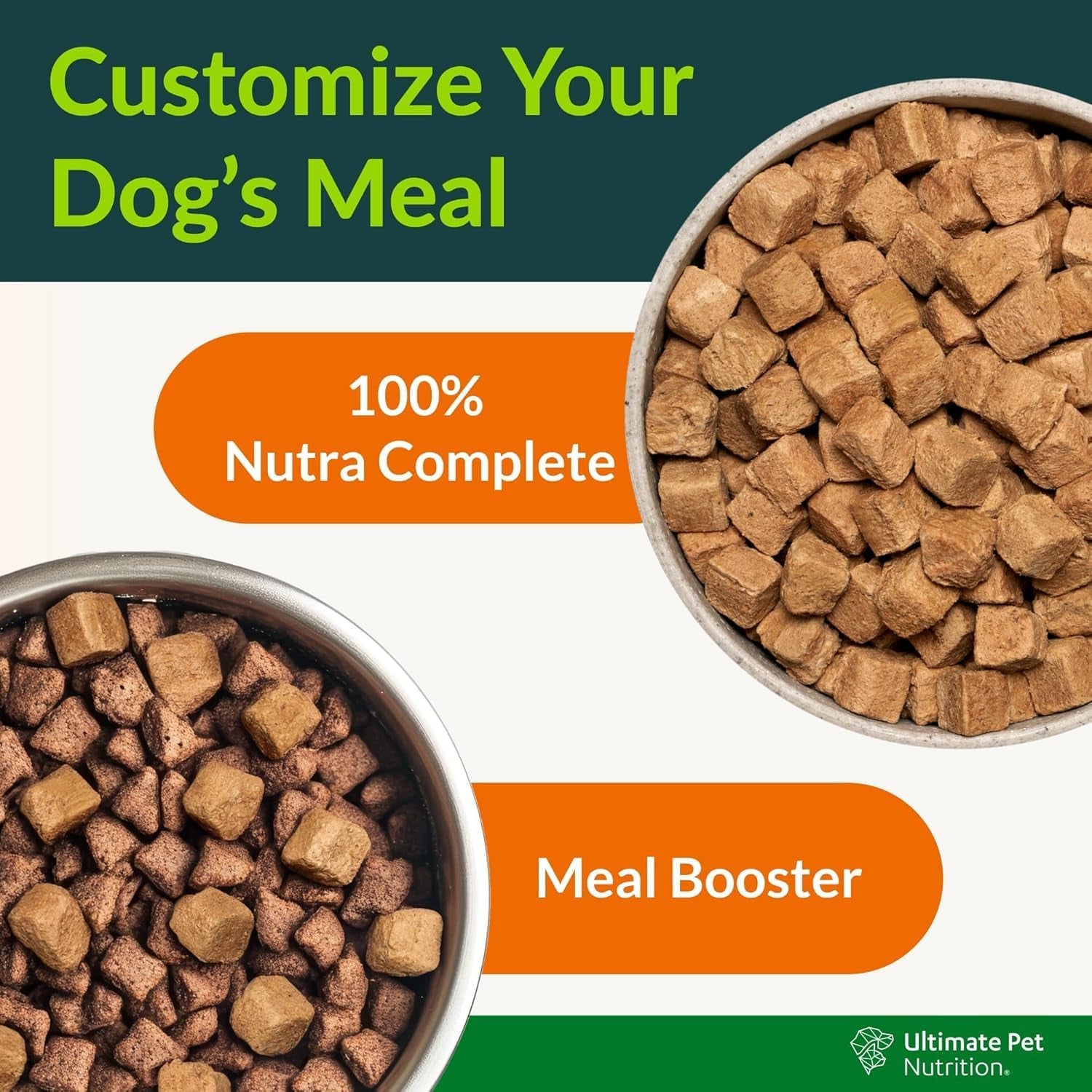 Nutra Complete Freeze Dried Raw Dog Food, Veterinarian Formulated with Antioxidants, Prebiotics & Amino Acids (1 Pound, Chicken)