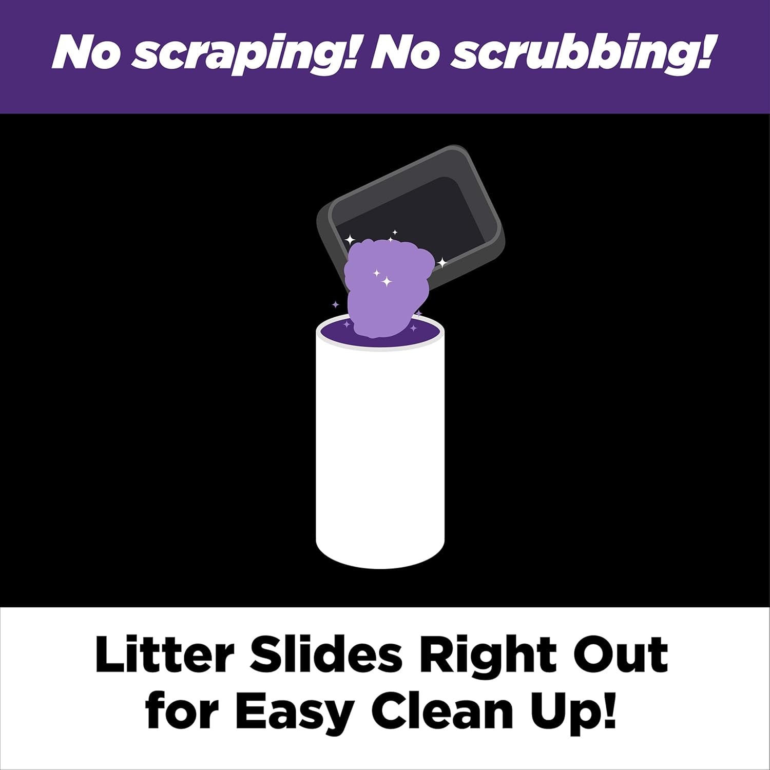 Clump & Seal SLIDE Platinum Multi-Cat Clumping Litter, Easy Clean, Superior Odor Control, 18 Lbs