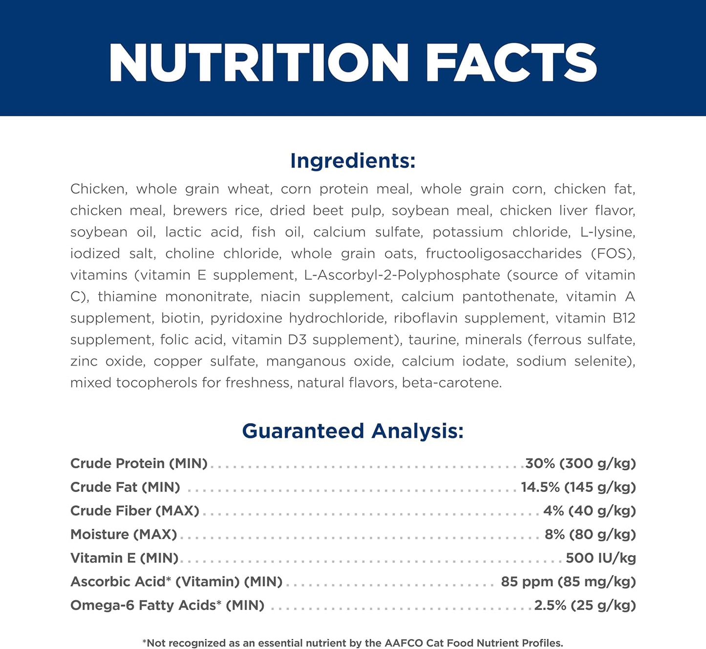 Adult 1-6, Adult 1-6 Premium Nutrition, Dry Cat Food, Chicken Recipe, 16 Lb Bag