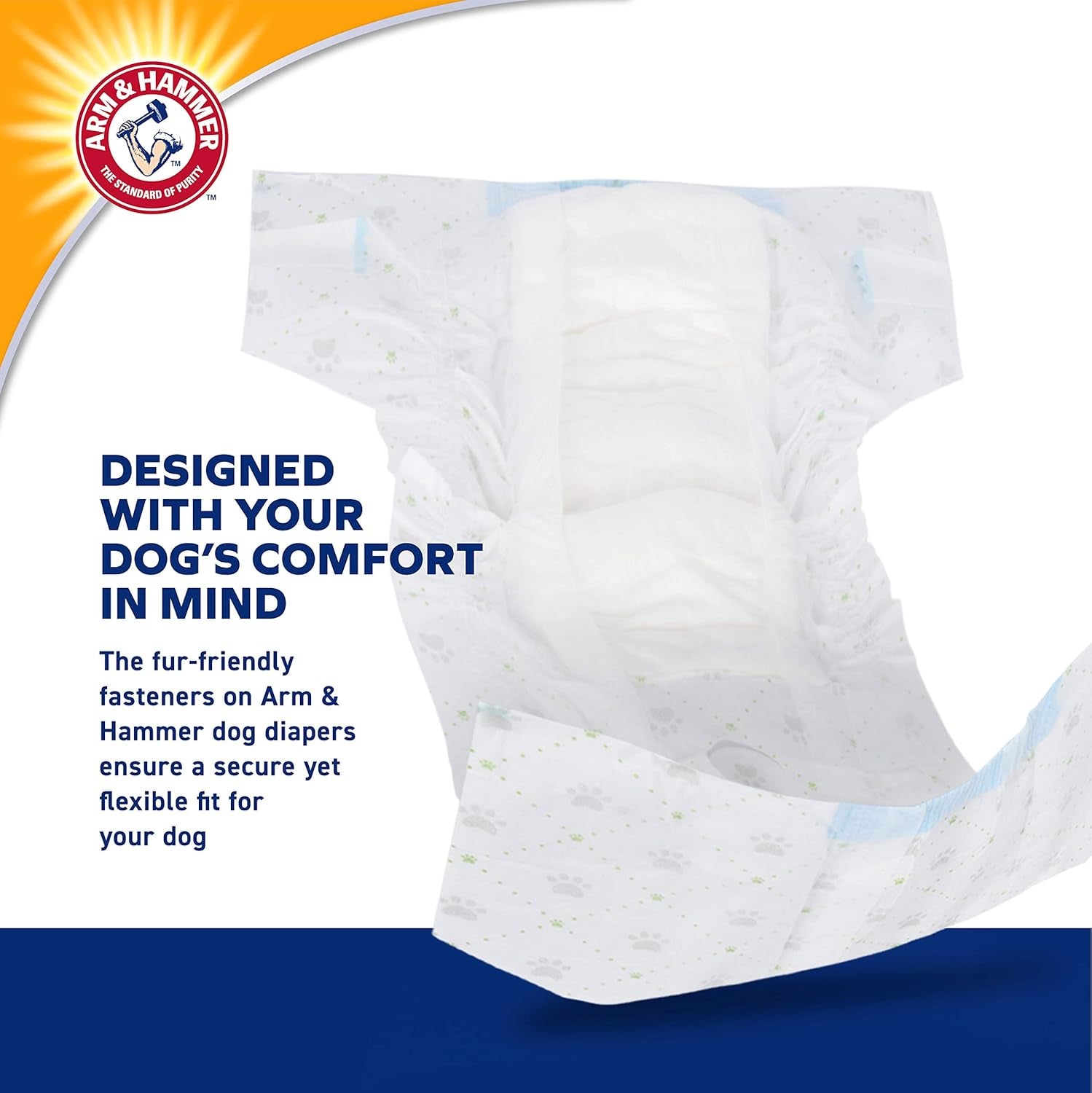 for Pets for Pets Female Dog Diapers, Size X-Small, 12 Count | Ultra-Absorbent, Adjustable Girl Dog Diapers with Leak-Proof Protection and Wetness Indicator