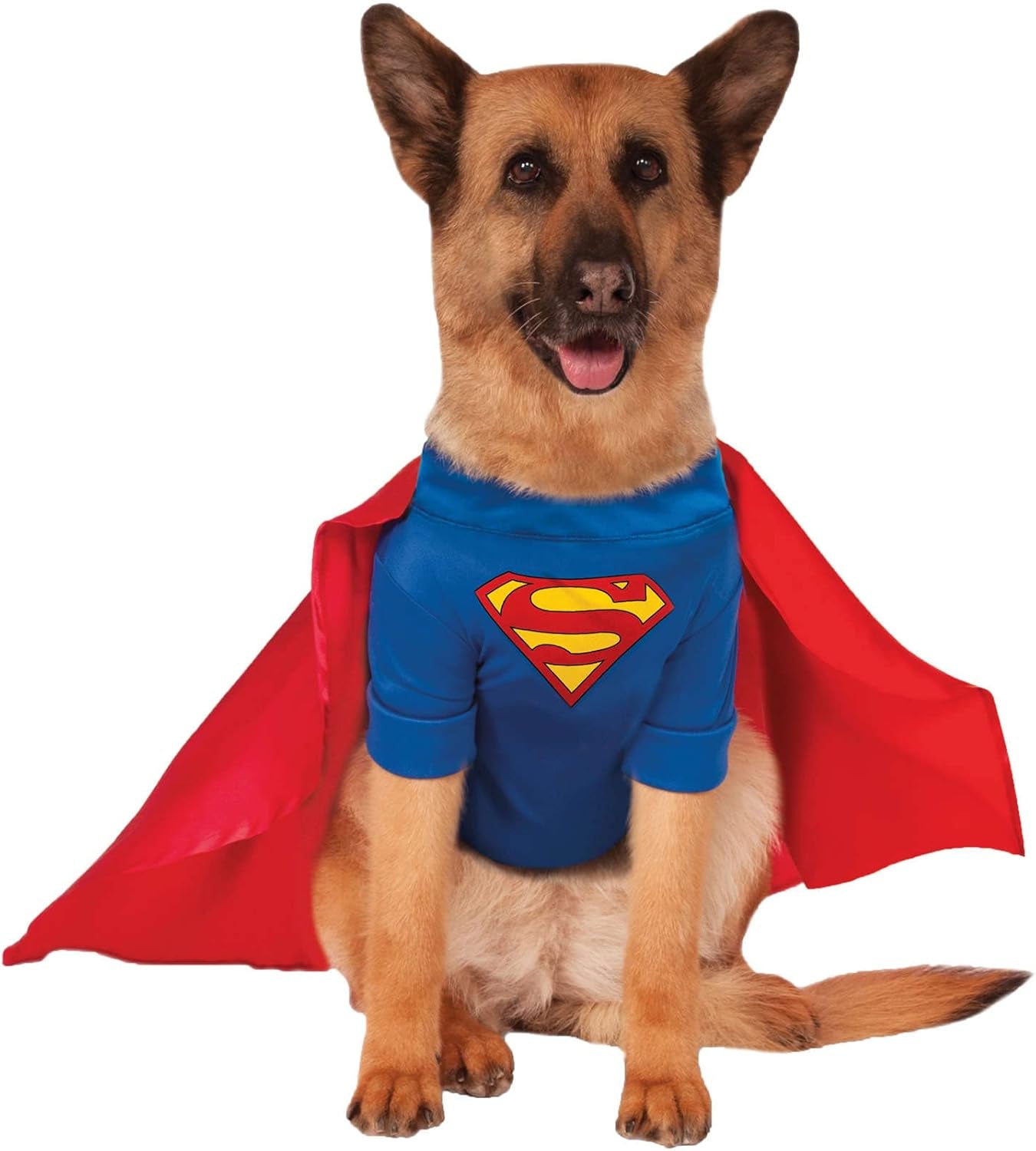 DC Comics Superheroes: Superman Pet Costume for for Dogs or Cats by , XXXL
