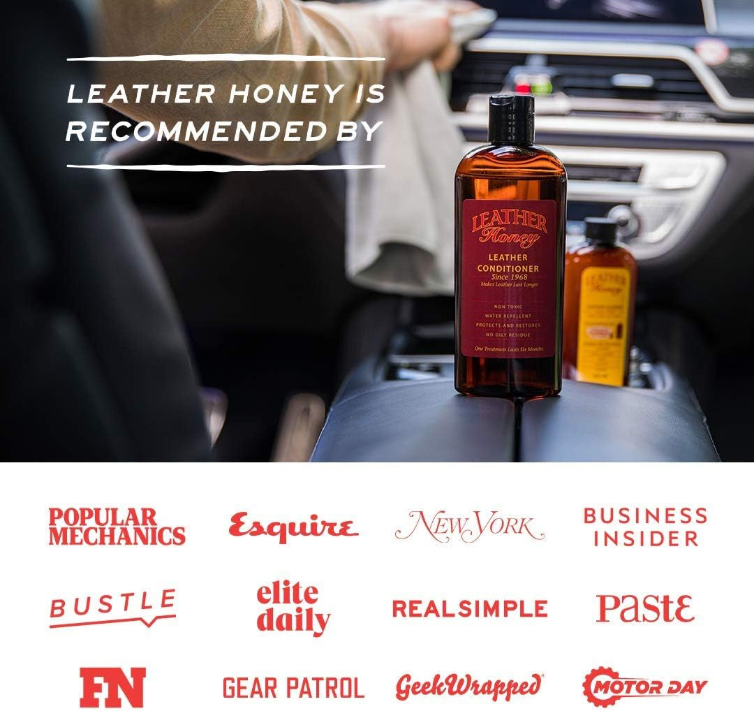 Leather Cleaner Spray: UV Protectant, Non-Toxic & Made in the USA since 1968. Cleans & Protects Leather, Faux & Vinyl - Couches, Car Seats, Purses, Shoes, Bags & Tack. Safe for Any Color