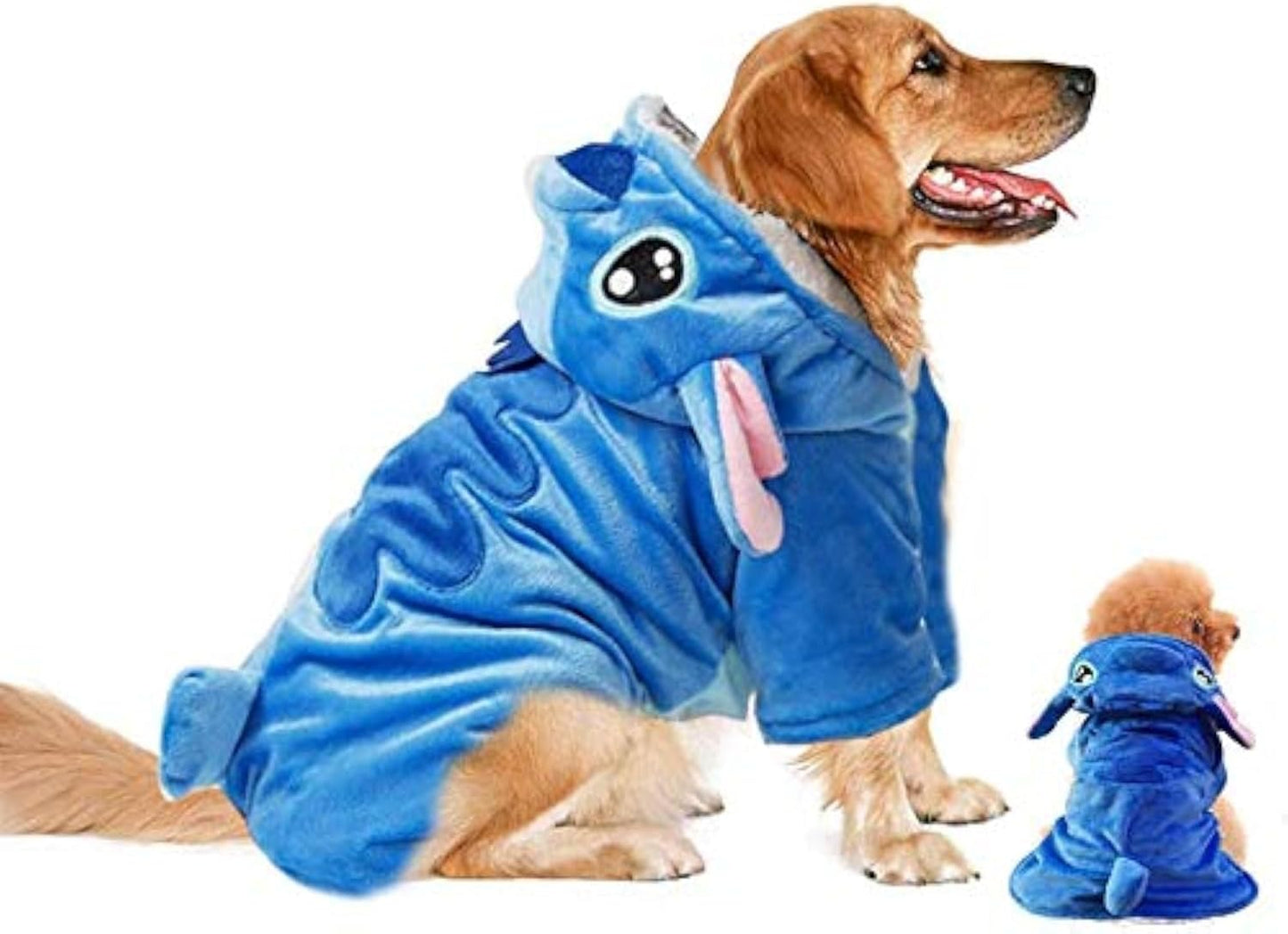 Dog Costume,  Dog Hoodie, Dogs Halloween Costume Pet Xmas Pajamas Outfit, Pet Coat Cartoon Costumes for Small Medium Large Dogs and Cats for Halloween Christmas and Winter - 3XL