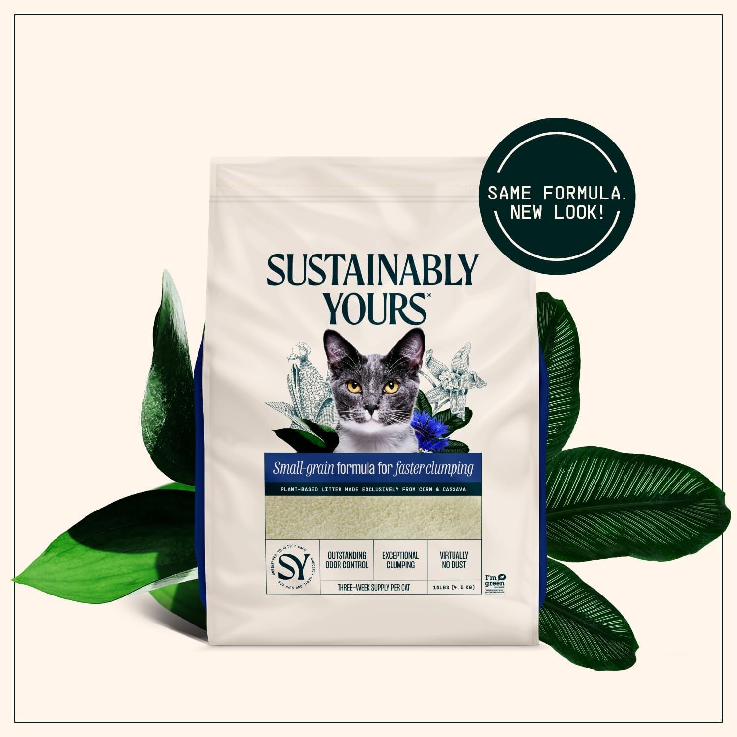 Cat Litter, Small-Grain Formula 10 Lbs