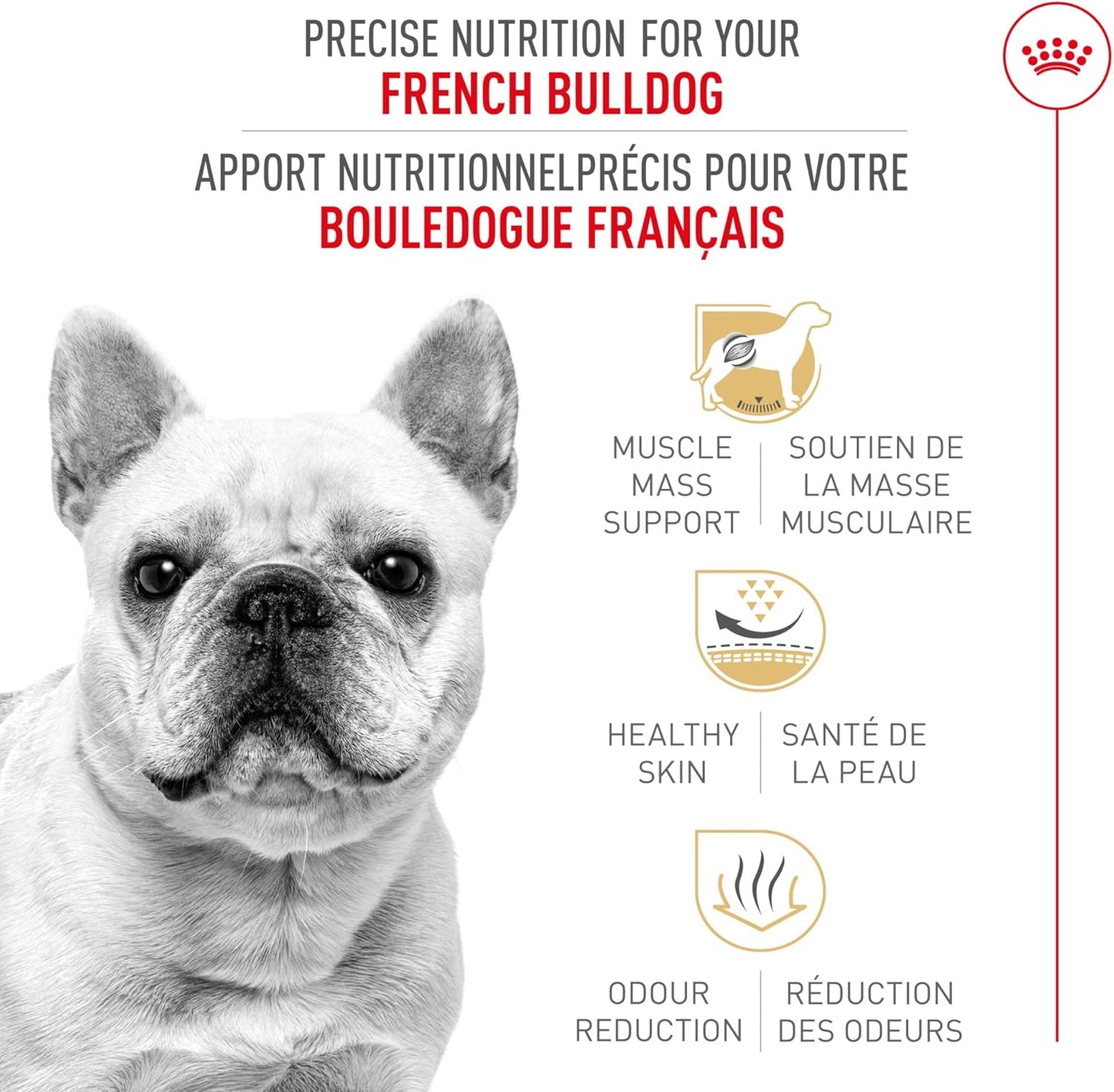 Breed Health Nutrition French Bulldog Adult Dry Dog Food, 17 Lb Bag