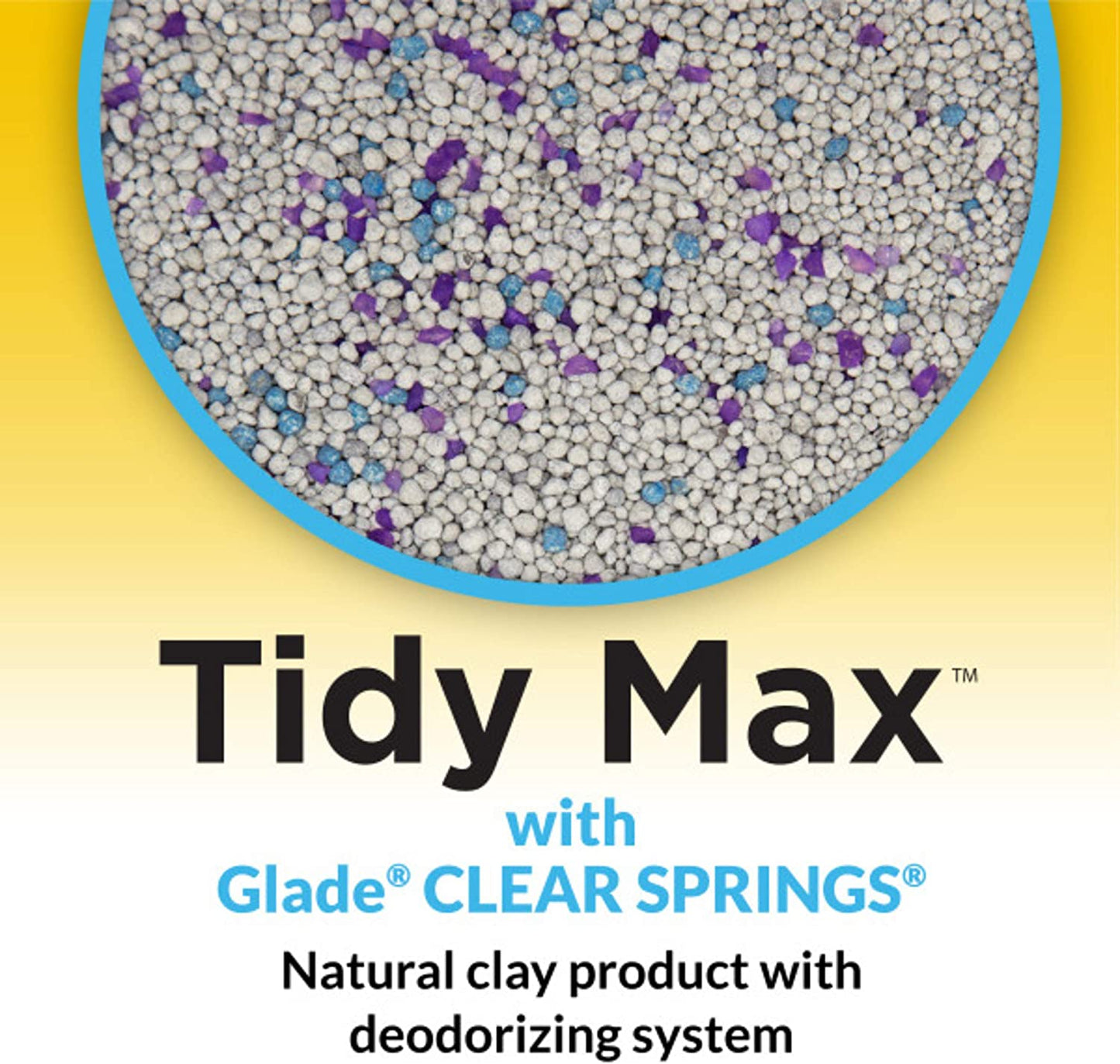 Purina  Clumping Cat Litter, Tidy Max 24/7 Performance Multi Cat Litter - 38 Lb. Box